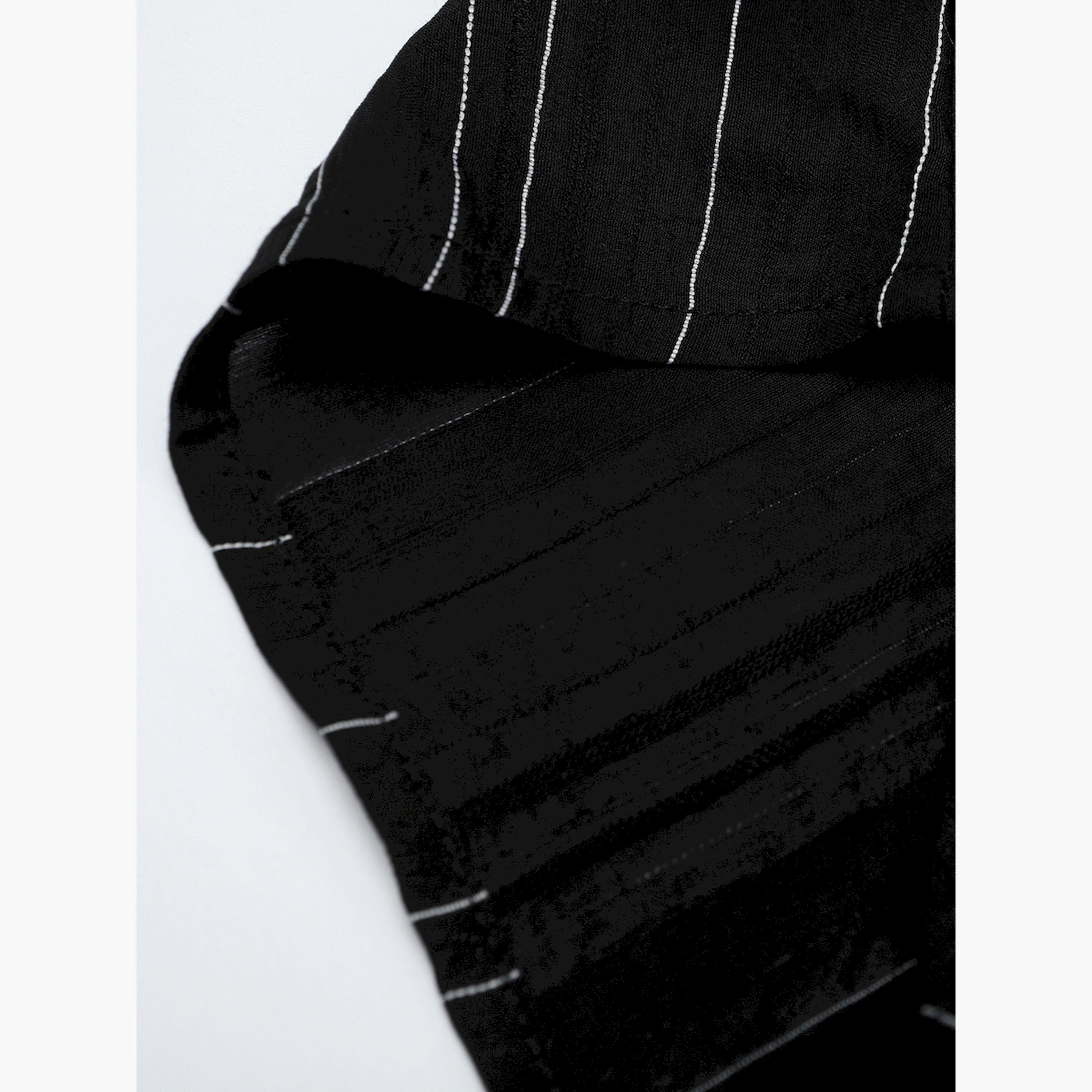 قميص مخطط بأكمام قصيرة وأزرار-men-clothing-shirts-image-3