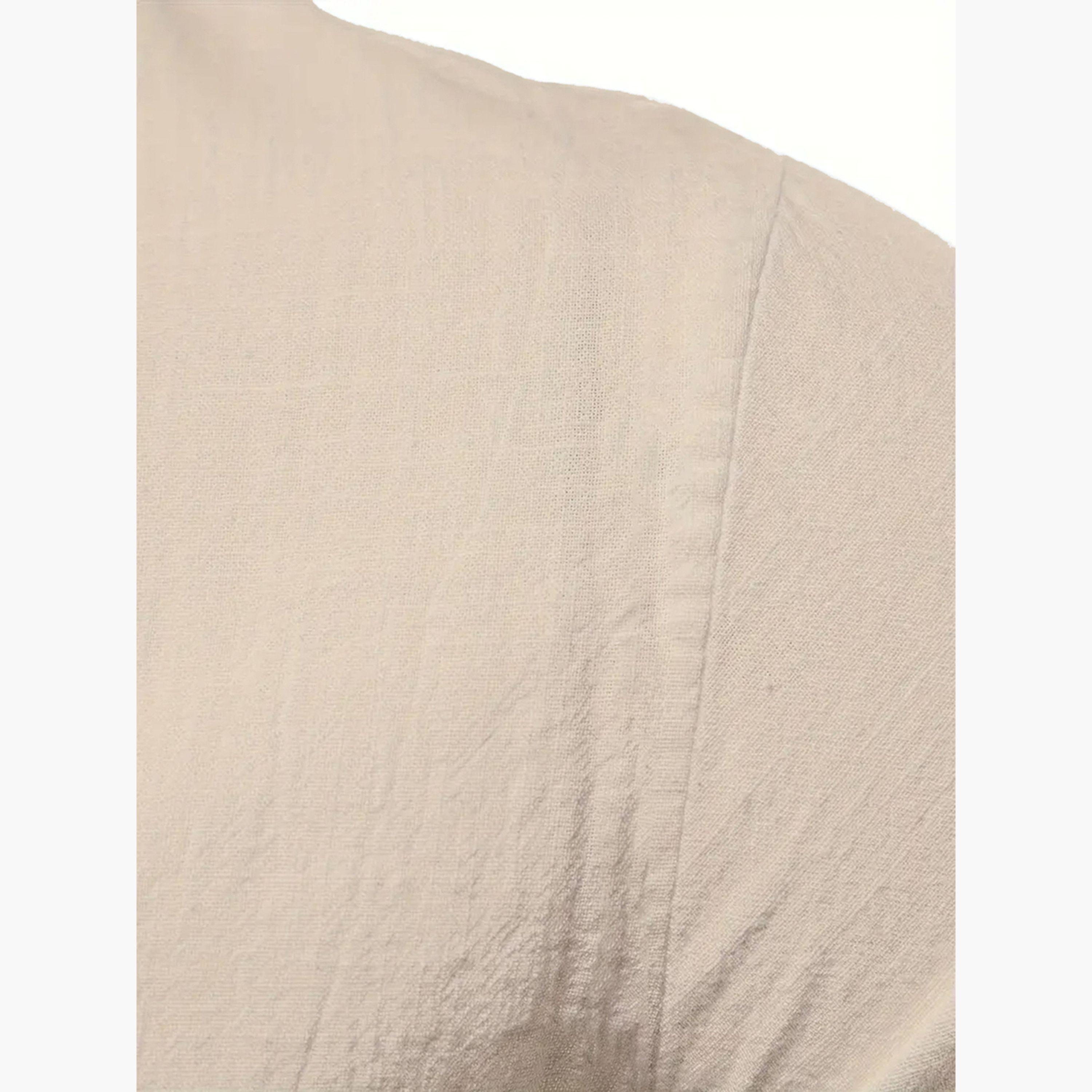 قميص بياقة ماندارين وأكمام طويلة-men-clothing-shirts-image-5