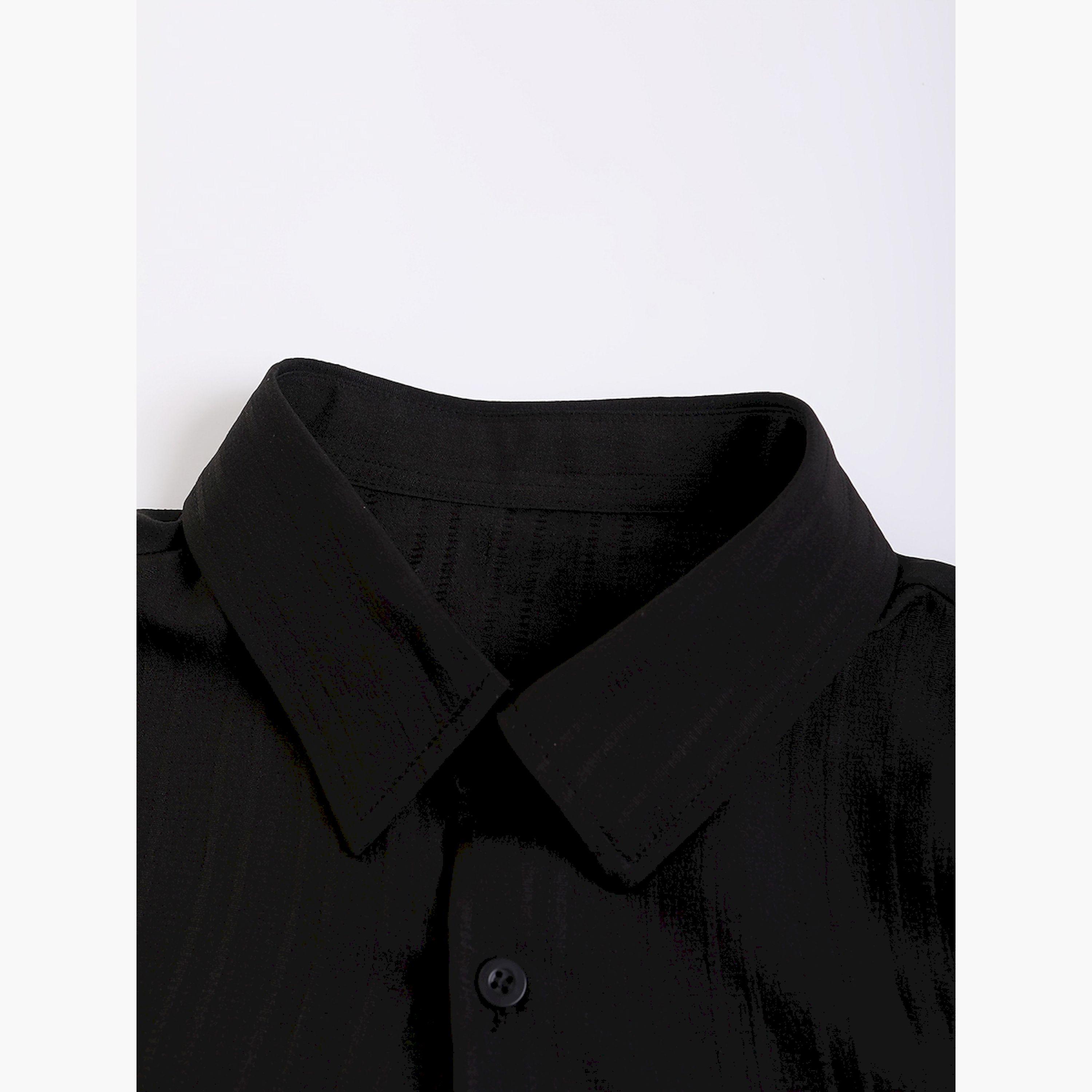 طقم منسق من شورت وبلوزة بأكمام قصيرة-men-clothing-coordsets-image-2