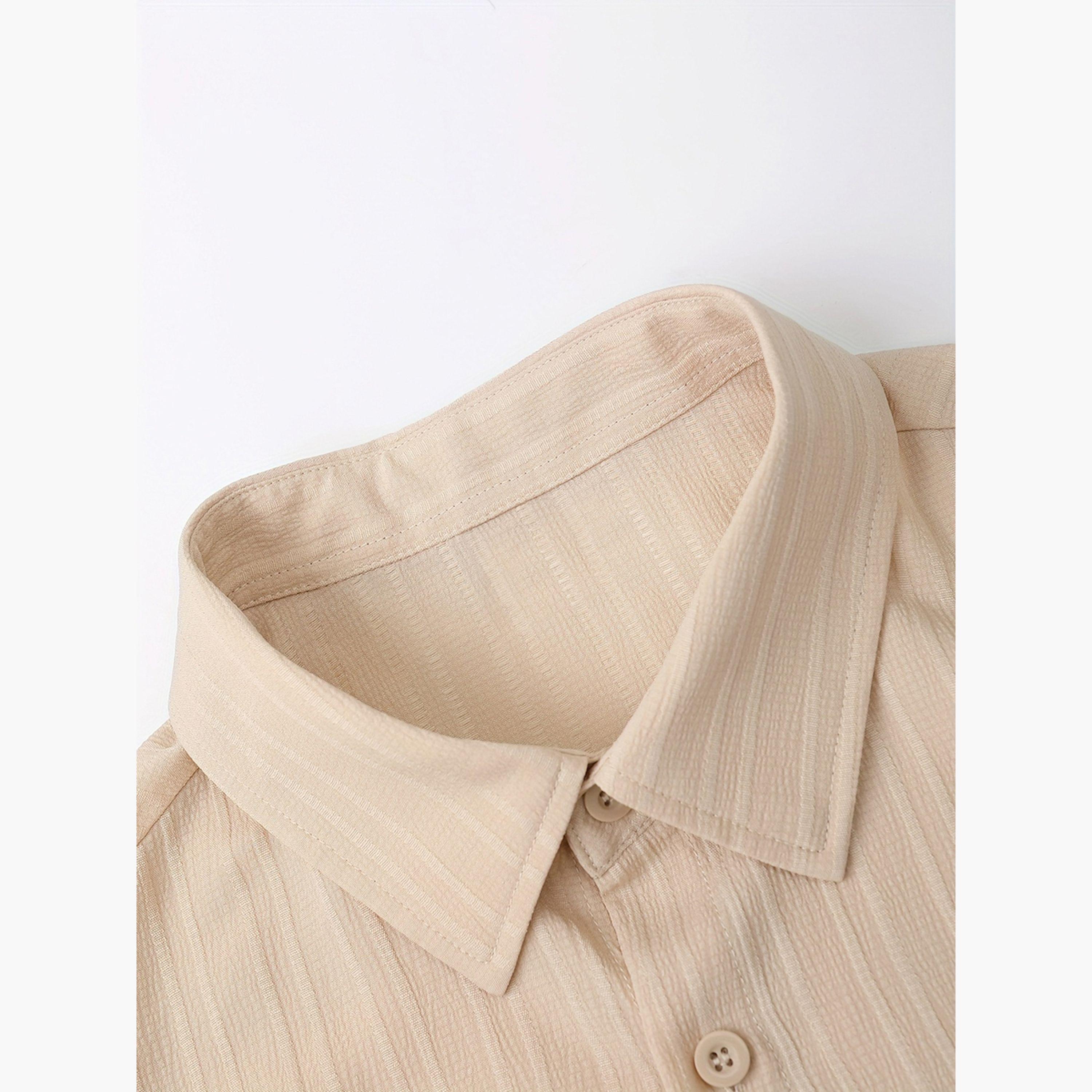 طقم منسق من شورت وبلوزة بأكمام قصيرة-men-clothing-coordsets-image-3