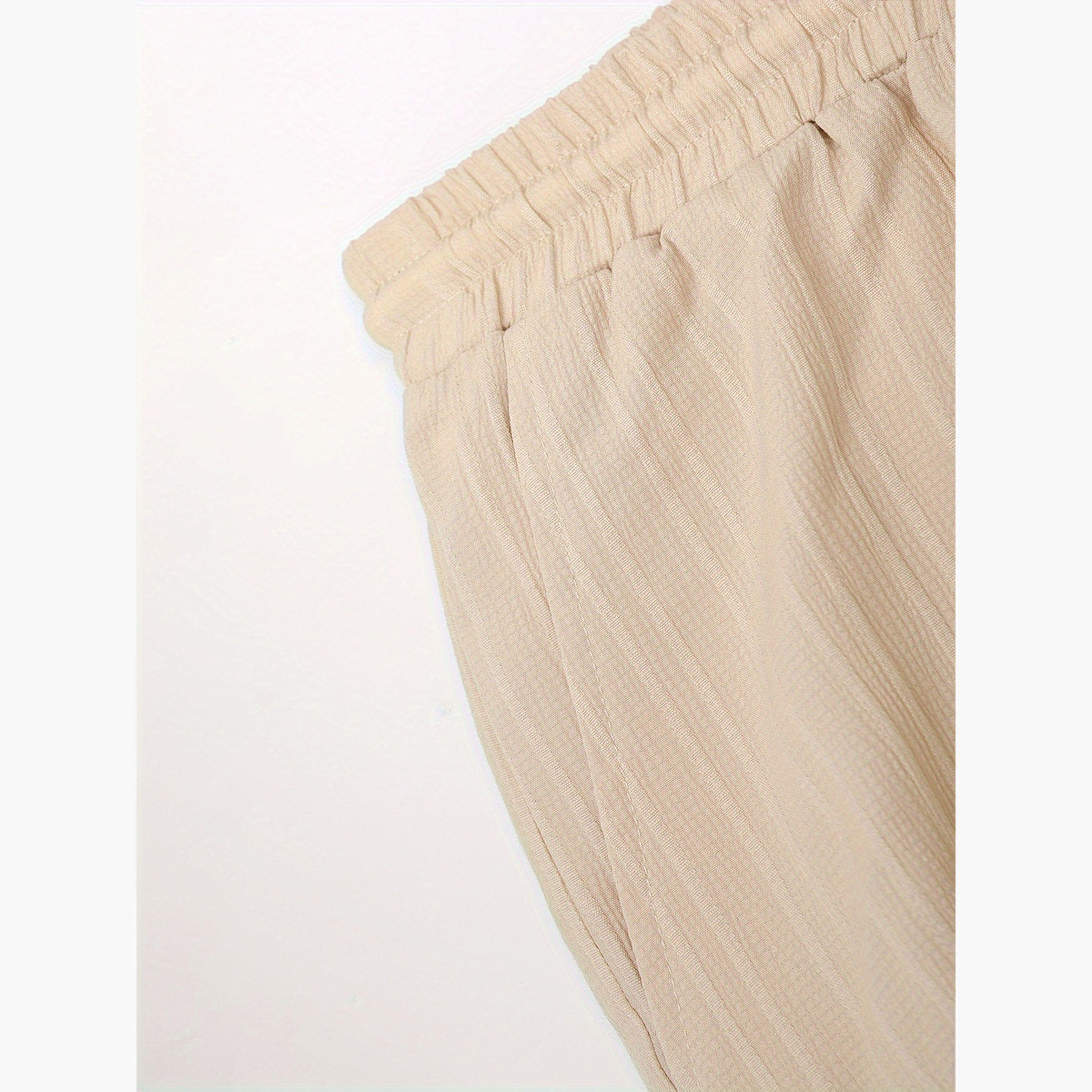Take Two Textured Short Sleeve Shirt and Shorts Co-Ords-men-clothing-coordsets-image-5