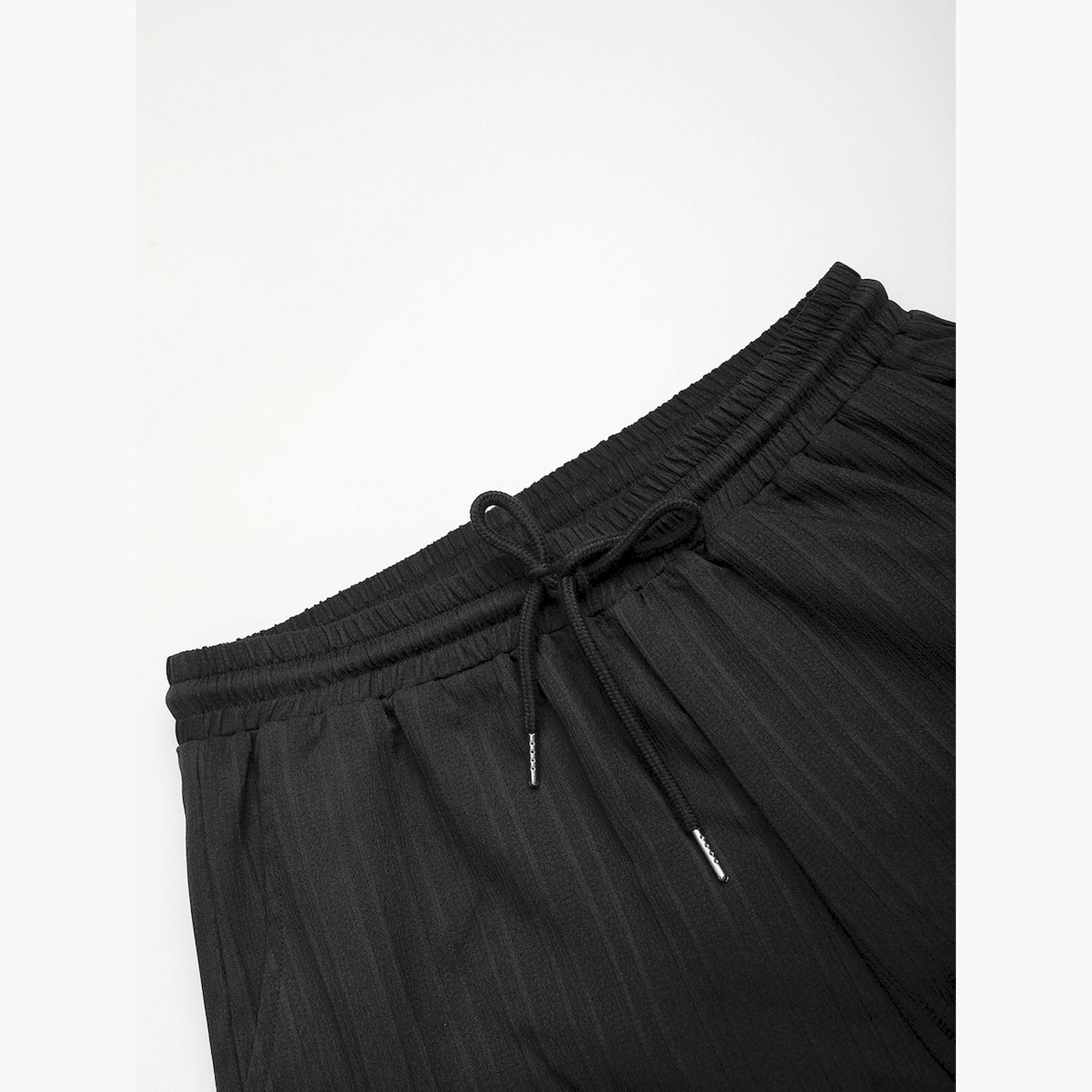 Take Two Solid Short Sleeve Shirt and Pants Co-Ords-men-clothing-coordsets-image-3