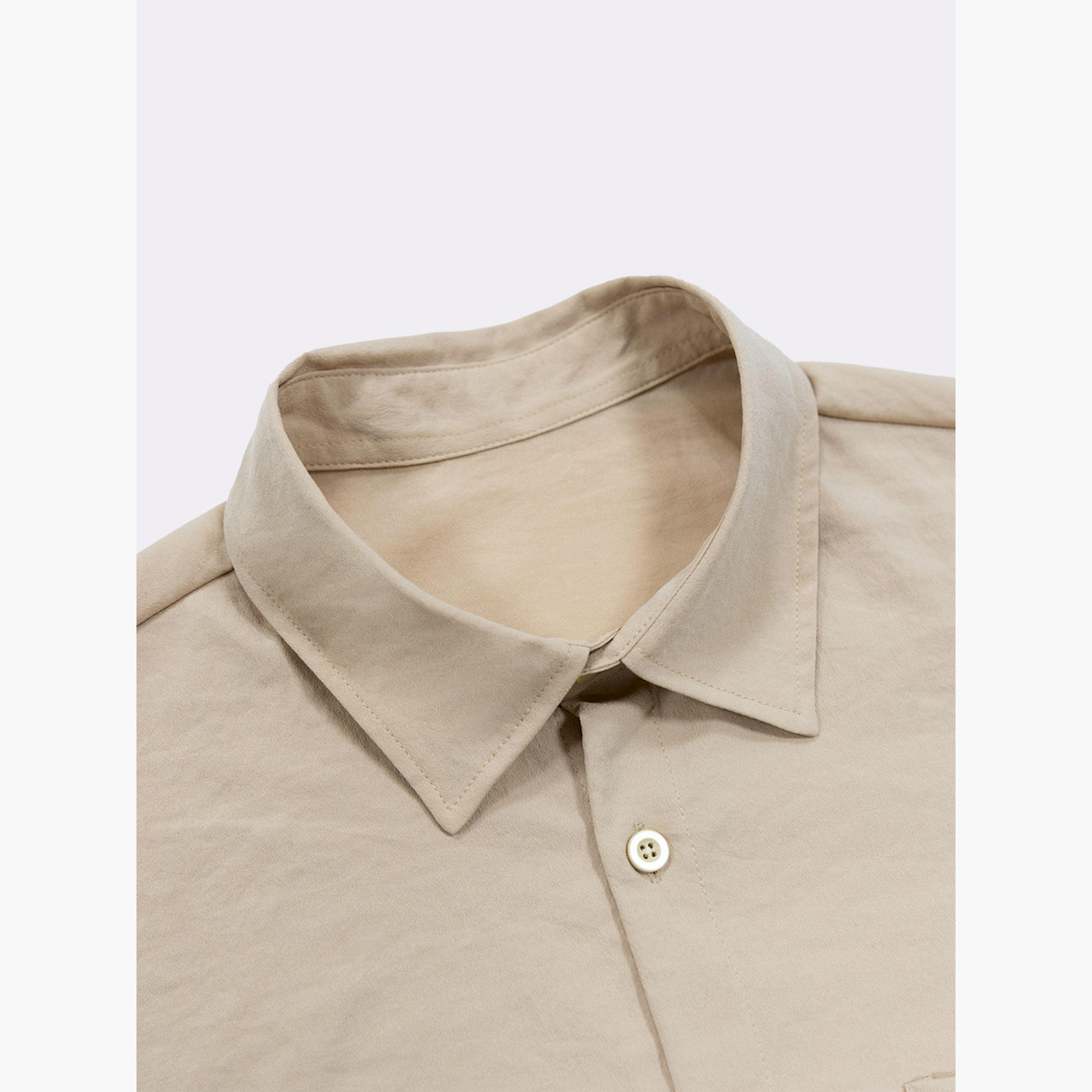 Take Two Solid Short Sleeve Shirt and Shorts Co-Ords-men-clothing-coordsets-image-4