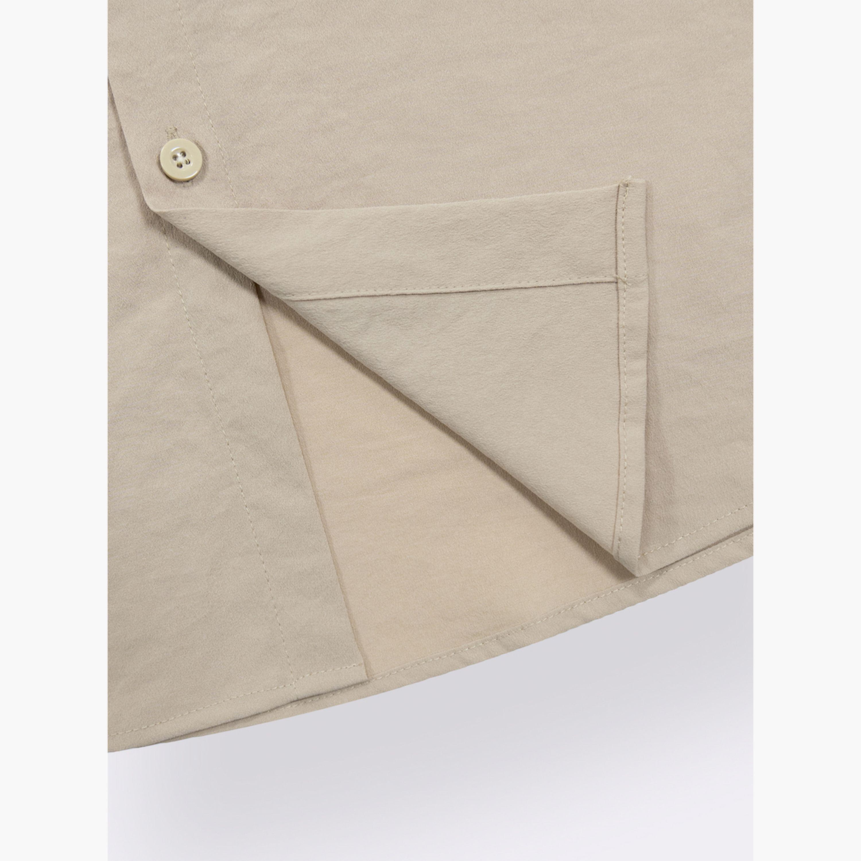 Take Two Solid Short Sleeve Shirt and Shorts Co-Ords-men-clothing-coordsets-image-5