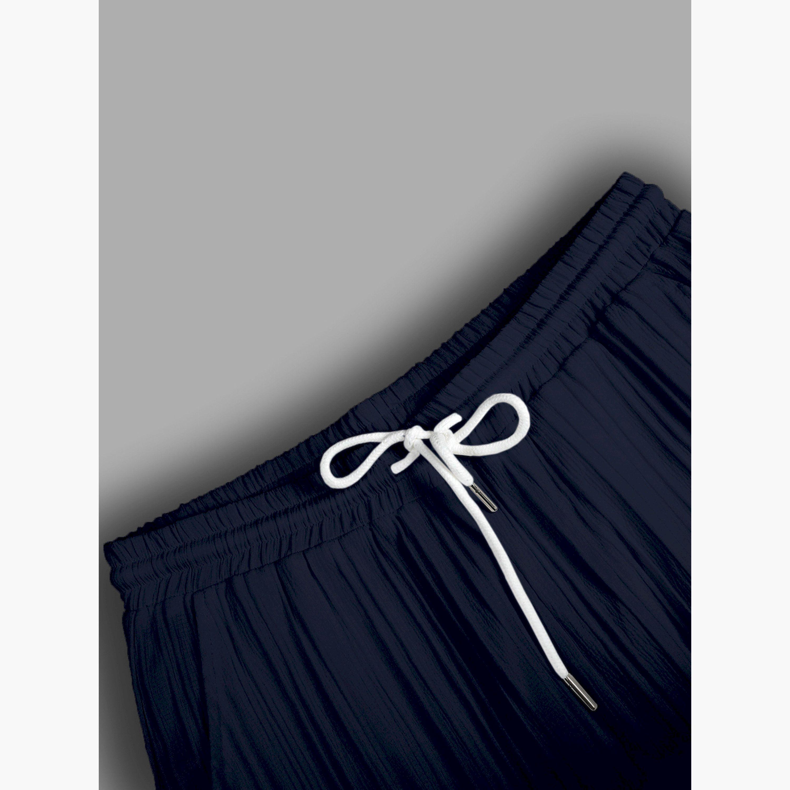 طقم منسق من بنطال وبلوزة مخططة بياقة قائمة-men-clothing-coordsets-image-5