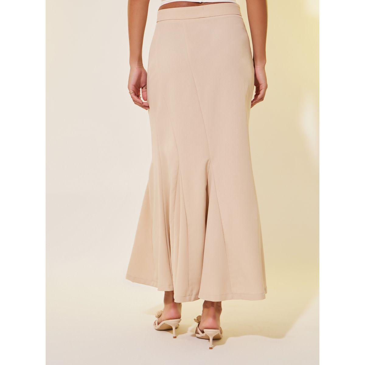 تنورة طويلة سادة ميرميد بسحَّاب غلق جانبي-women-clothing-bottoms-skirts-image-4