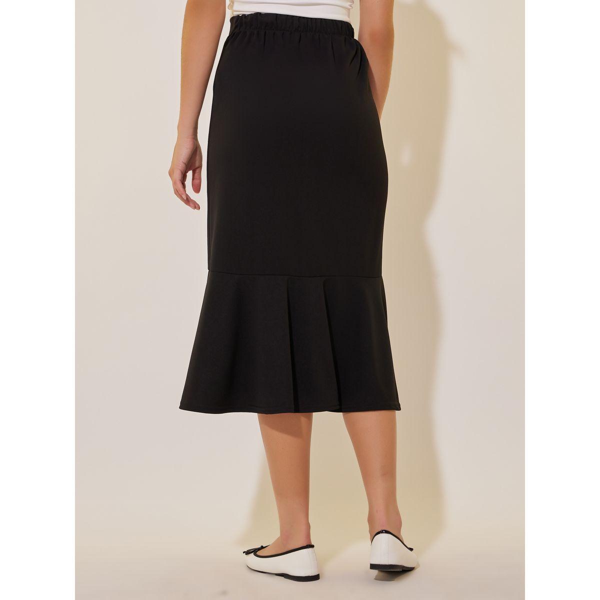 Styli Solid A-Line Midi Skirt-women-clothing-bottoms-skirts-image-4