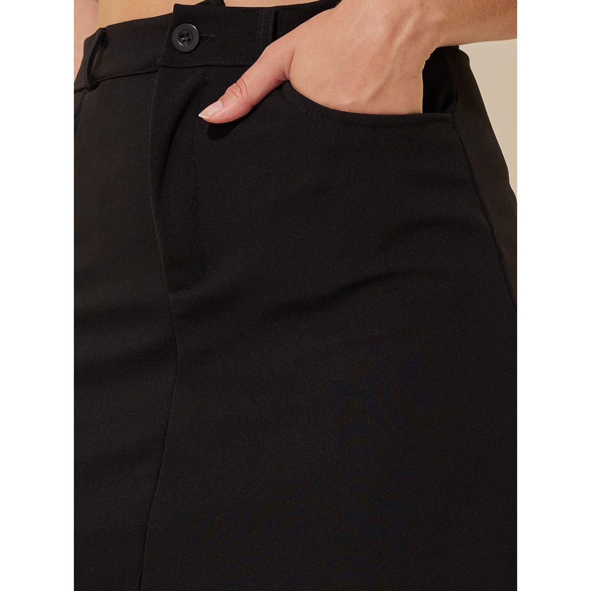 Styli Solid Midi Pencil Skirt-women-clothing-bottoms-skirts-image-3