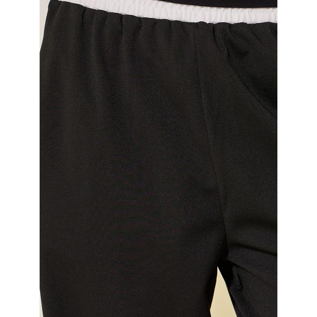 Styli Side Stripe Elasticated Waistband Wide Leg Pants-women-clothing-bottoms-trousers-image-3