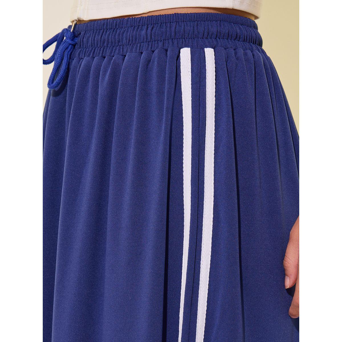 تنورة طويلة بشريط جانبي ورباط خصر-women-clothing-bottoms-skirts-image-3