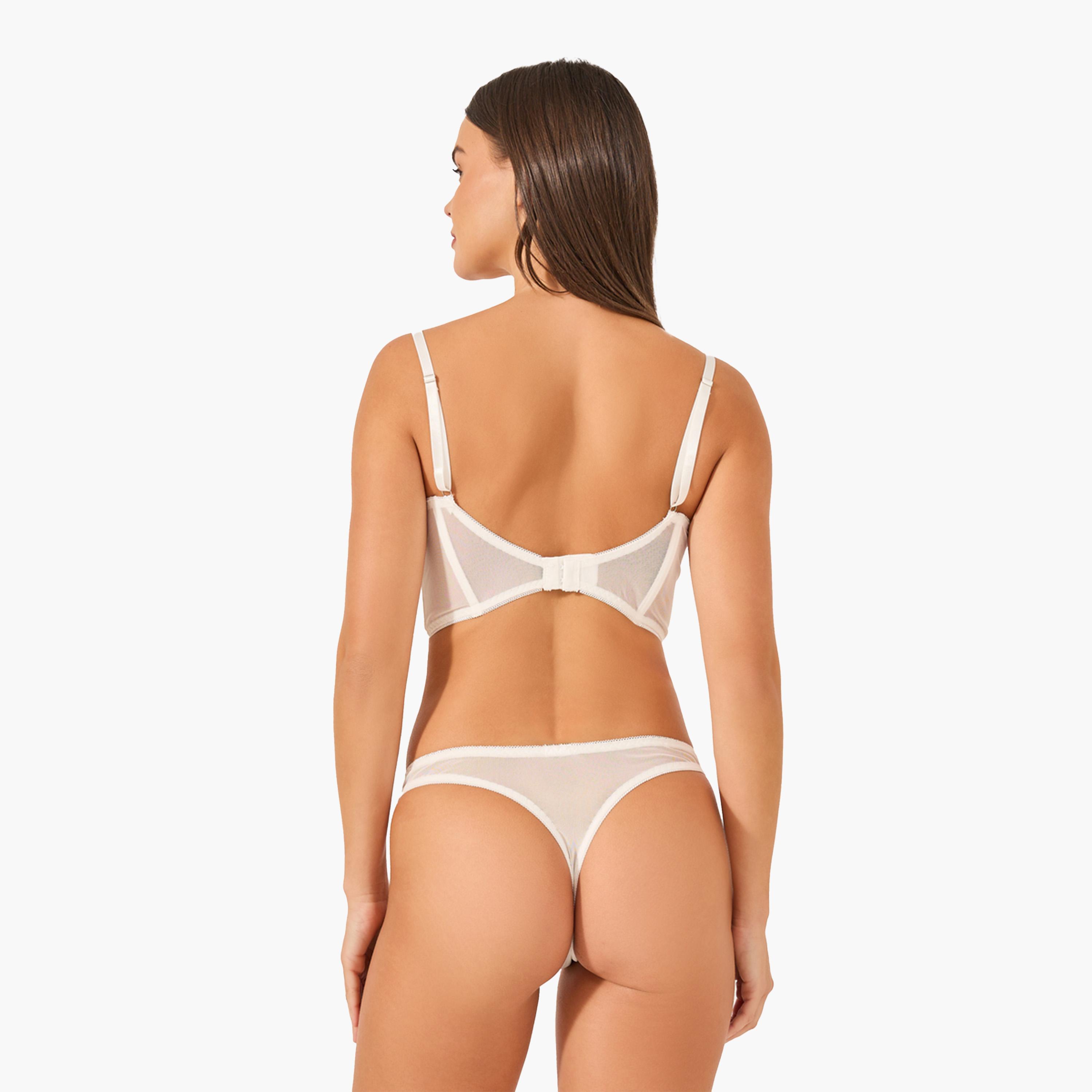 Styli Non-Padded Wired Eyelash Edge Lace Bra and Bikini Briefs Set-women-clothing-lingerie-lingeriesets-image-5