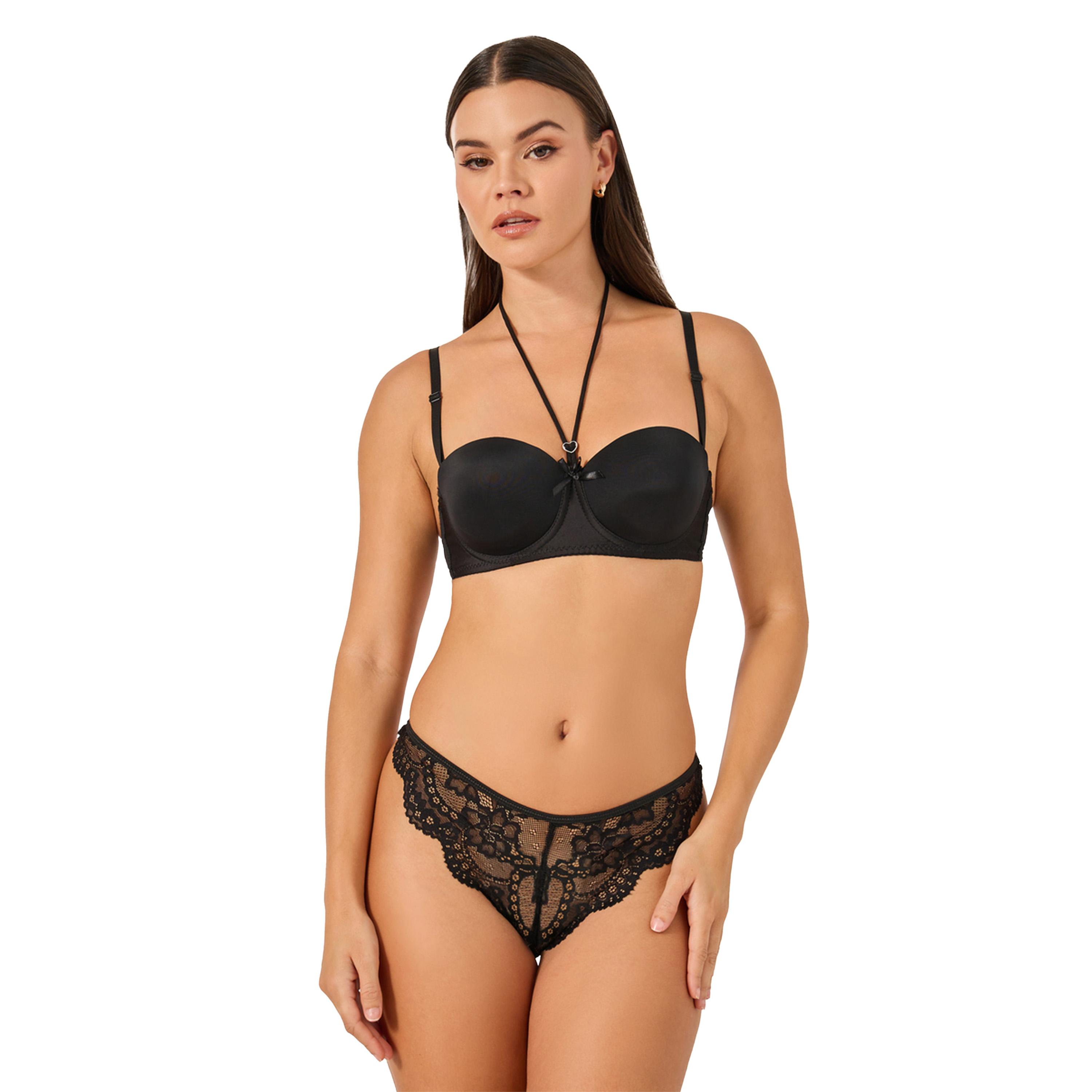 Styli Padded Wired Bra with Centre front Adjustable Strap-women-clothing-lingerie-bras-image-3