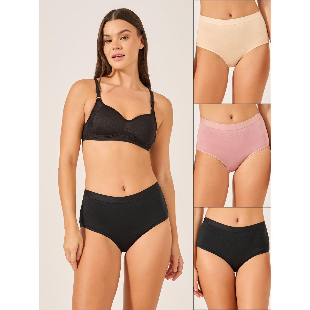 مجموعة من 3 سراويل داخلية سادة-women-clothing-lingerie-panties-image-1