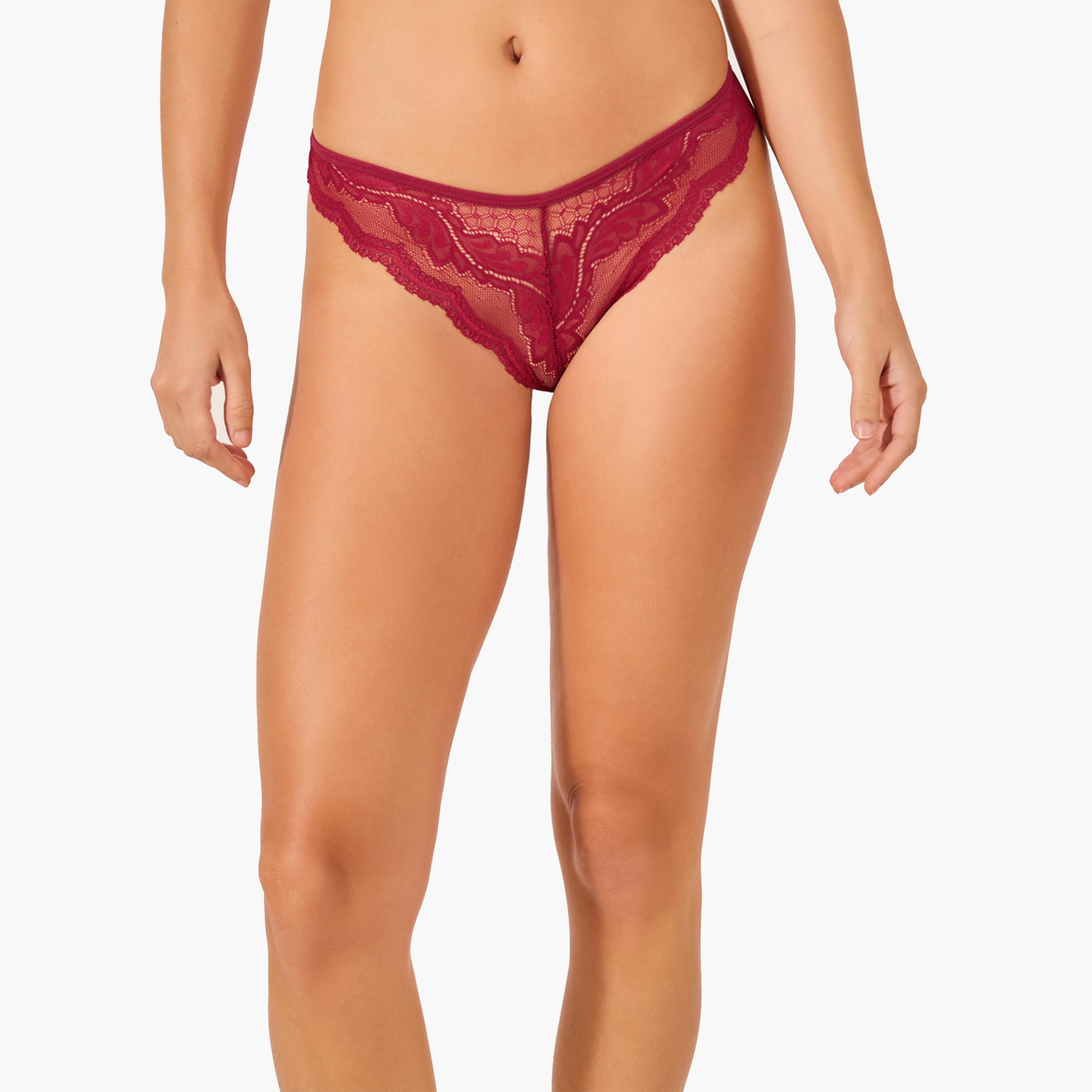 Styli Pack of 3 - Lace Thongs-women-clothing-lingerie-panties-image-7