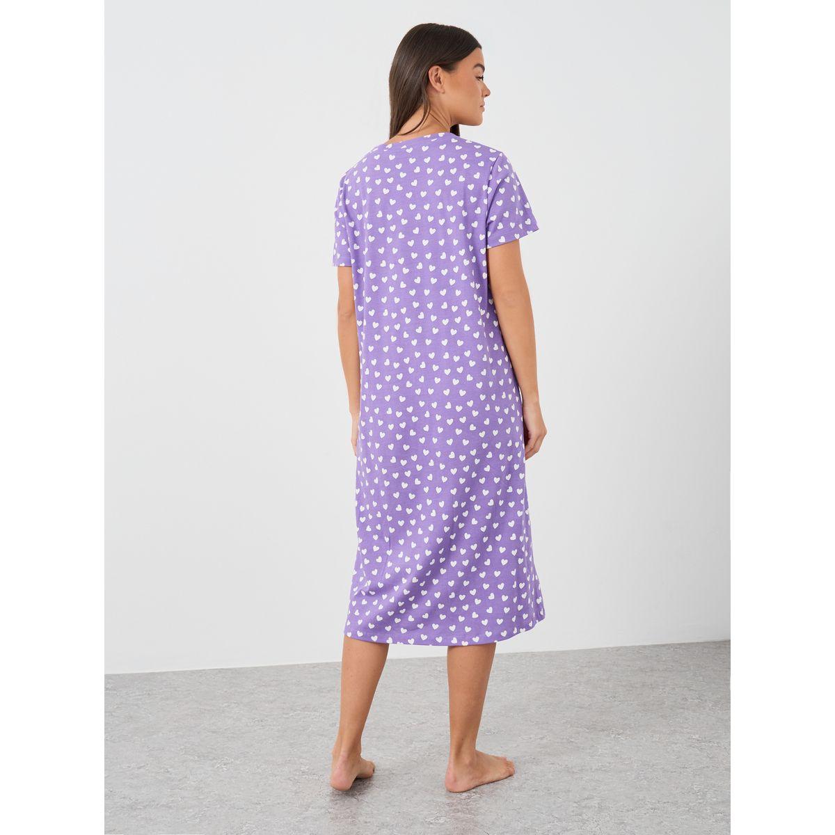 مجموعة من 2 قميص نوم بطبعات جرافيك-women-clothing-nightwear-nighties-image-5