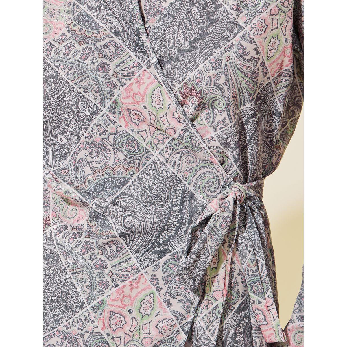 بلوزة مطبعة بالكامل مع نمط لف وأكمام قصيرة-women-clothing-shirtsandblouses-blouses-image-3