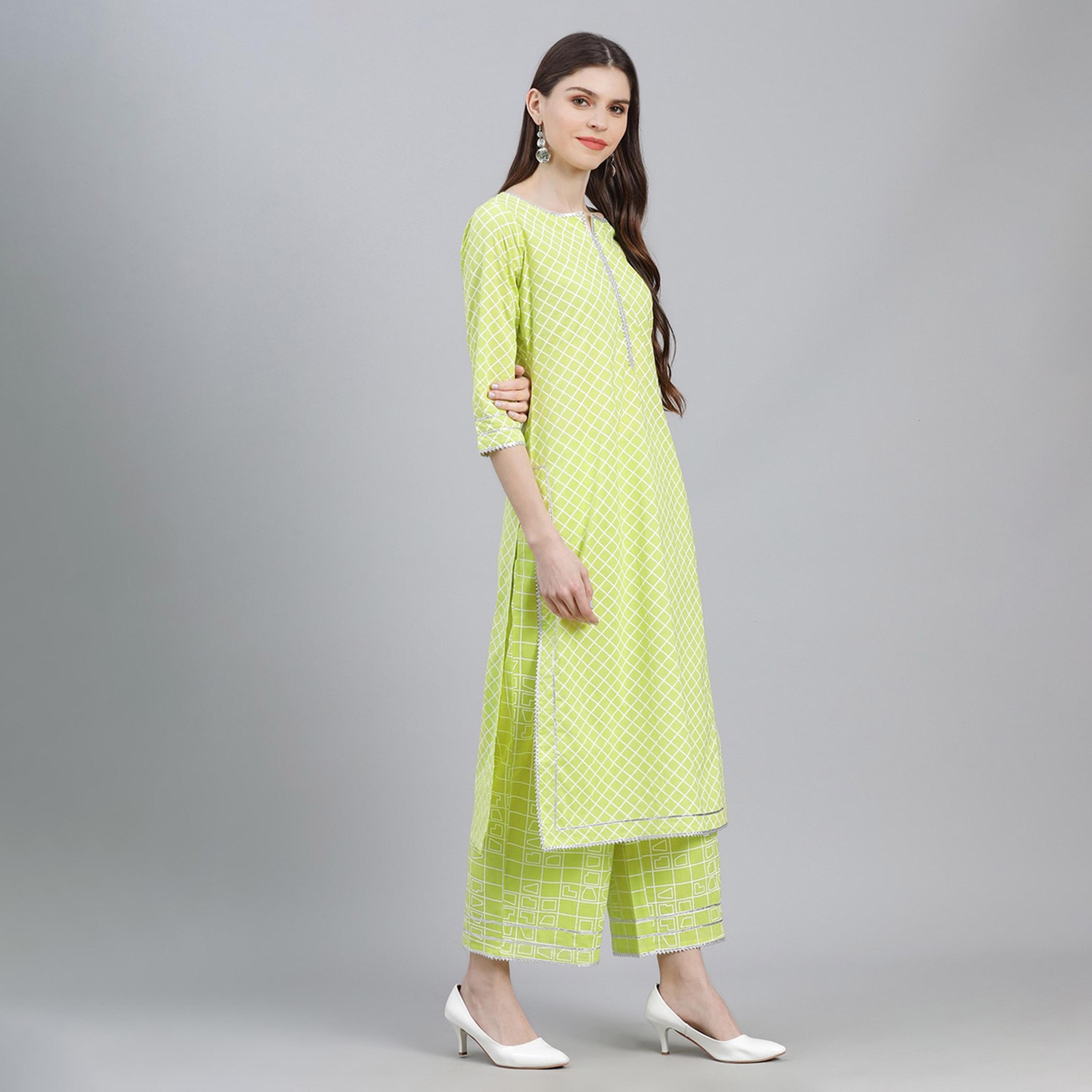 Libas X Styli Printed Kurta with Palazzo and Chiffon Solid Dupatta Set-women-clothing-ethnicwear-sareesets-image-3