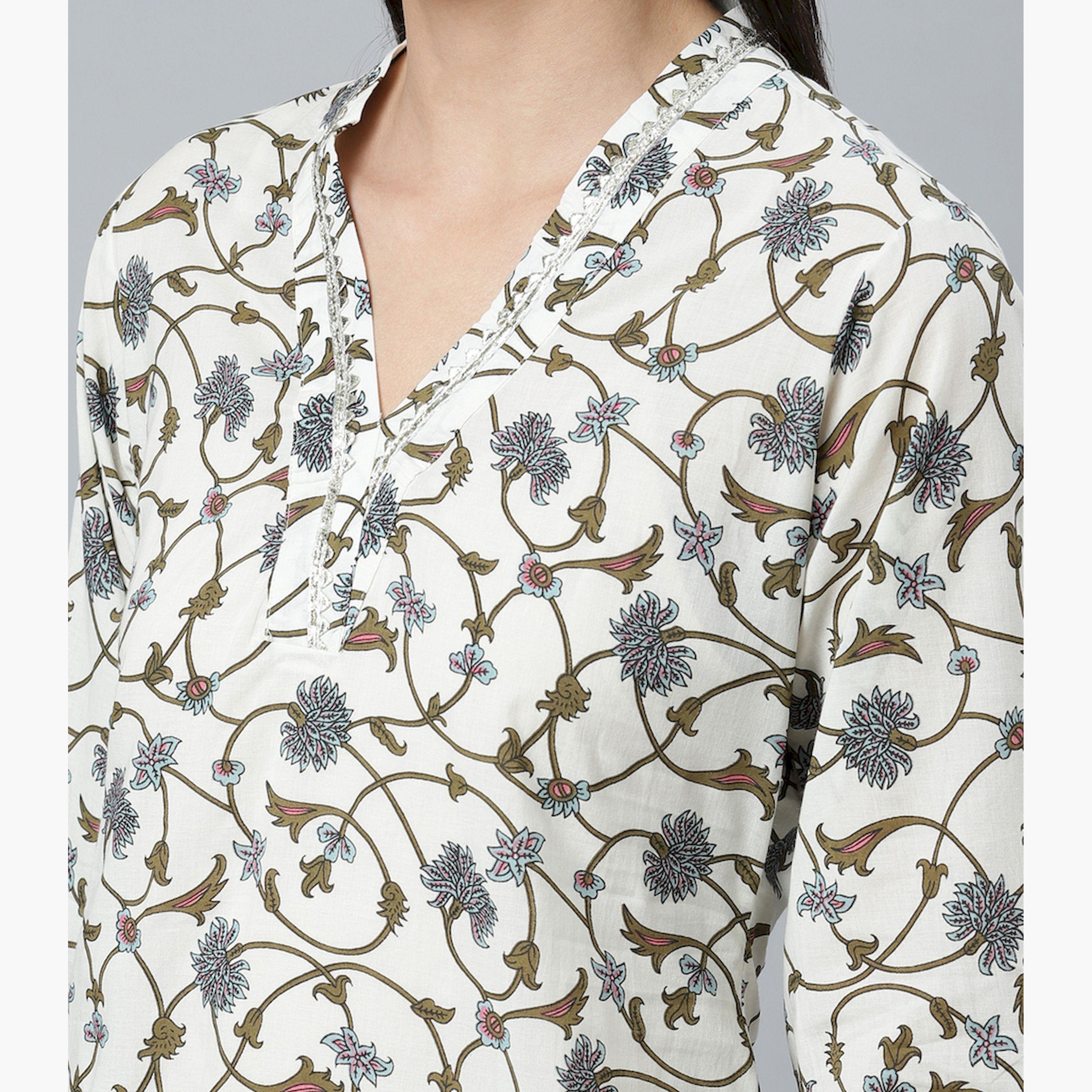 Libas X Styli Printed Straight Kurta and Printed Salwar with Dupatta Set-women-clothing-ethnicwear-sareesets-image-5