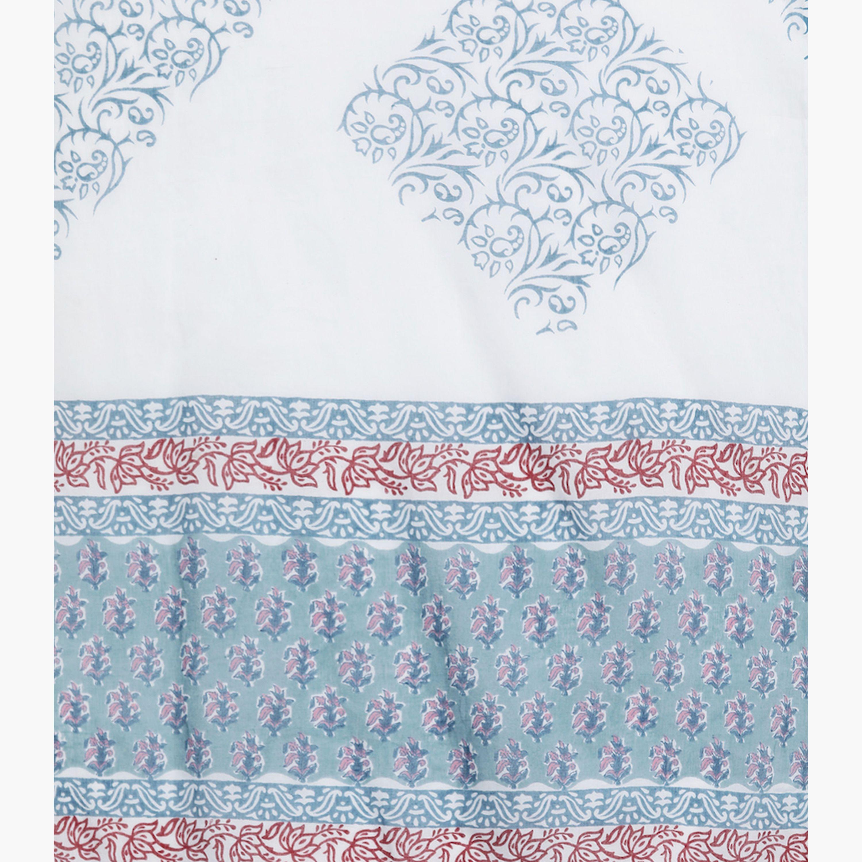 Libas X Styli All-Over Print Kurta and Trousers with Dupatta Set-women-clothing-ethnicwear-sareesets-image-7