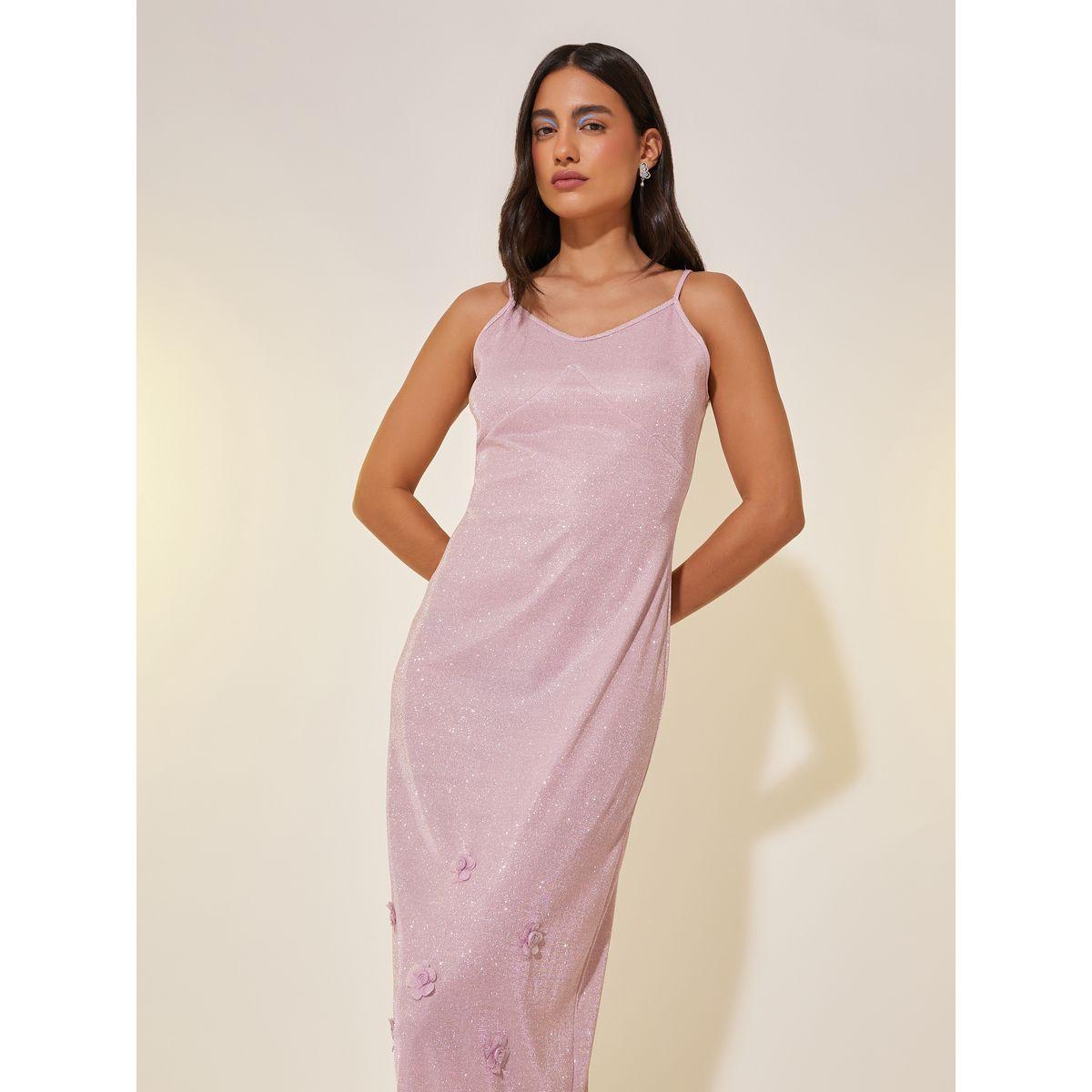 فستان ميدي بتفاصيل براقة وكورساج-women-clothing-dresses-image-3