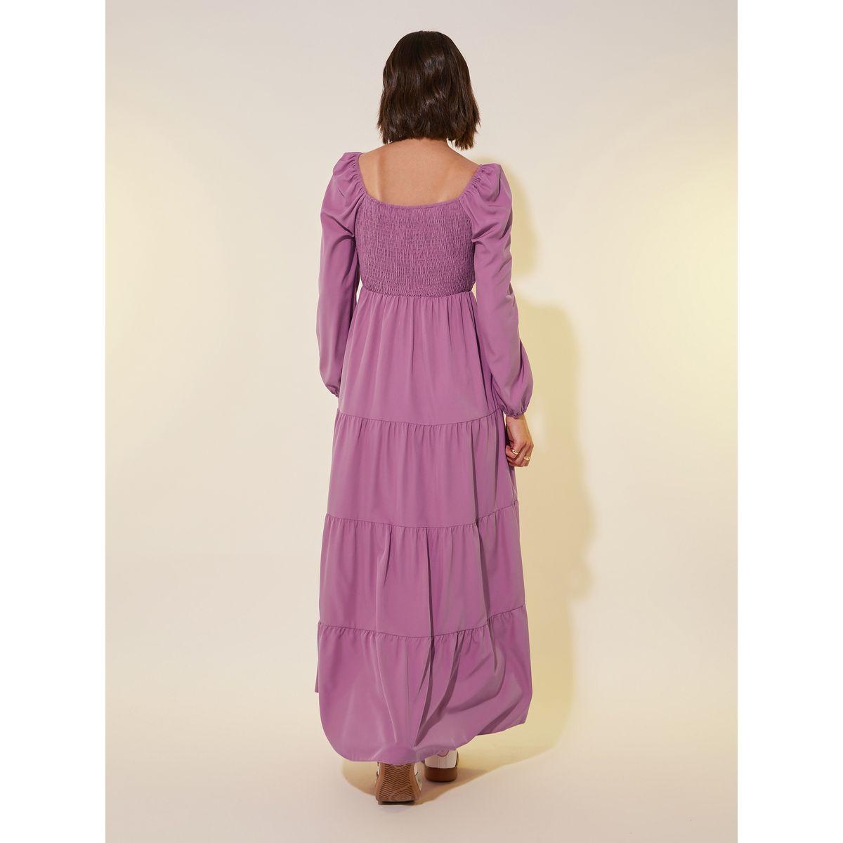 Styli Smocked Square Neck Tiered Maxi Dress-women-clothing-dresses-image-5