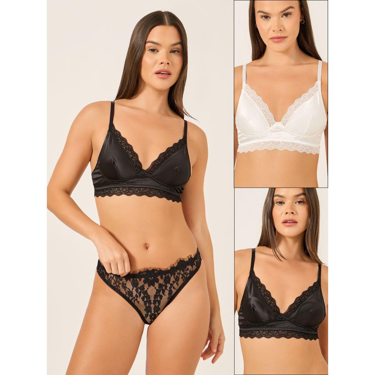 مجموعة من 2 صدرية براليت ساتان-women-clothing-lingerie-bras-image-1
