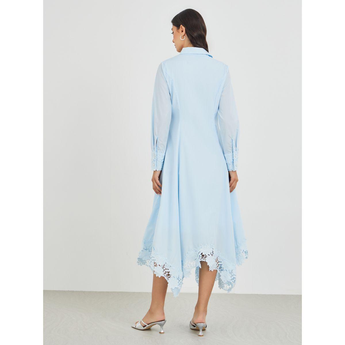 فستان ميدي سادة بأكمام طويلة-women-clothing-dresses-image-5
