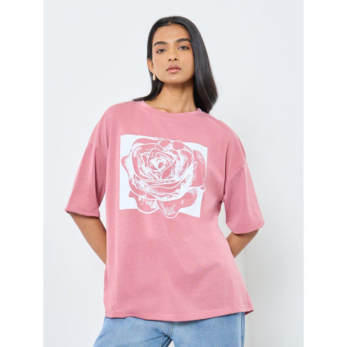 Styli Graphic Print Short Sleeve Oversized T-Shirt-women-clothing-tshirts-image-2
