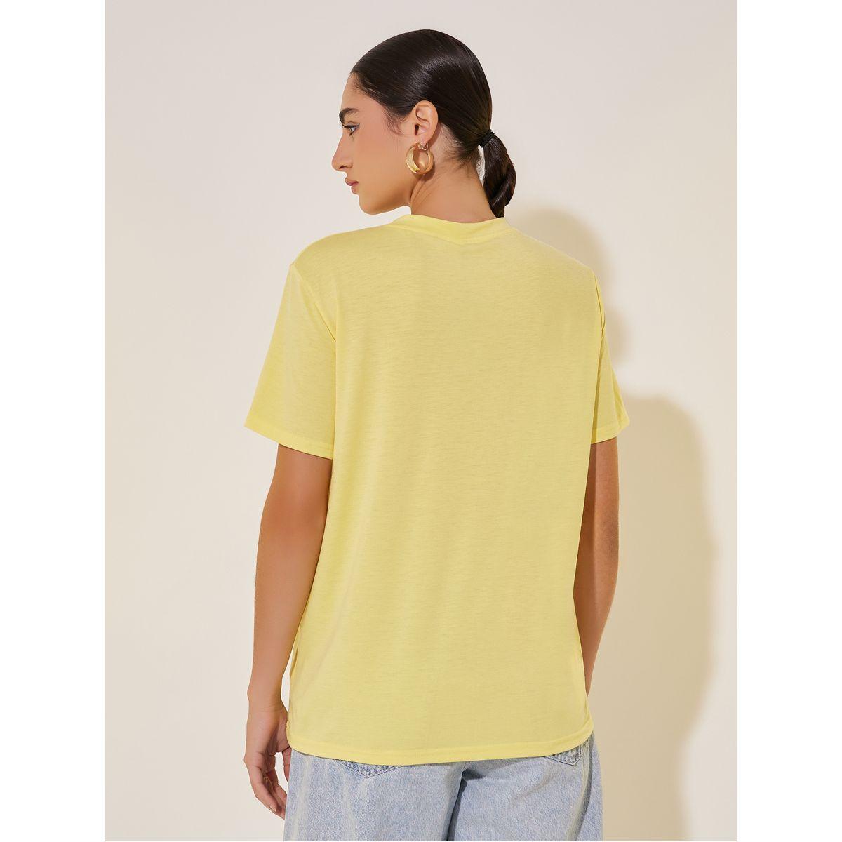 Styli Floral Embroidery Detail Short Sleeves T-Shirt-women-clothing-tshirts-image-5