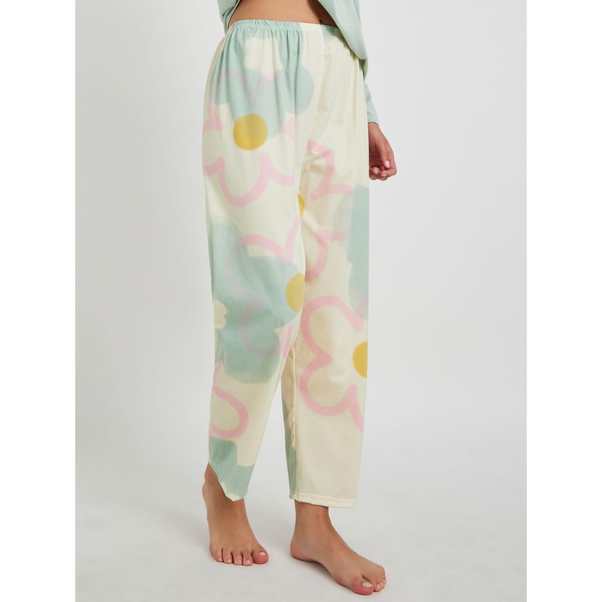 Styli Printed Long Sleeve T-Shirt with Bra and Pyjama Set-women-clothing-nightwear-pyjamas-longsets-image-5