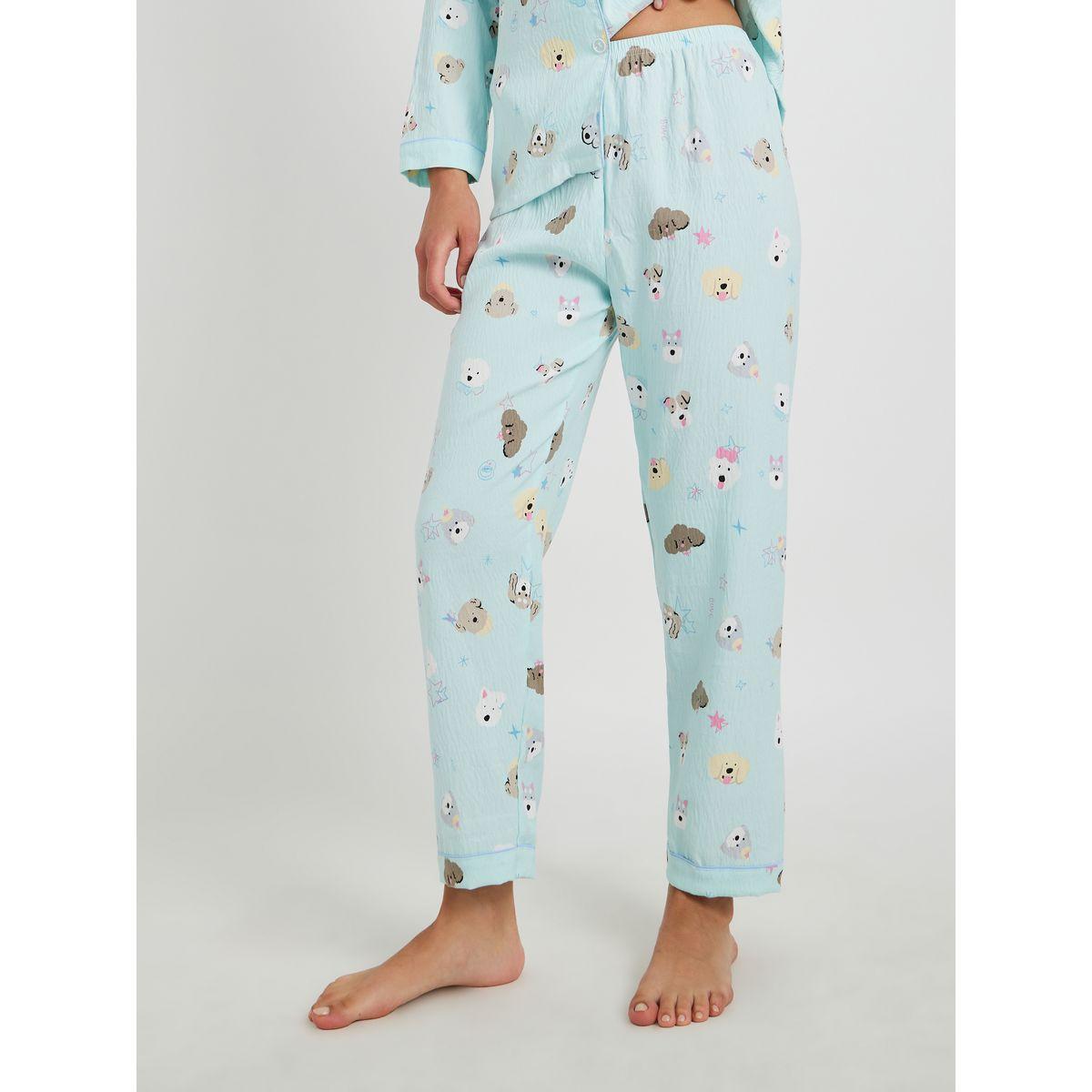 طقم بيجاما من بنطال وبلوزة بأكمام طويلة-women-clothing-nightwear-pyjamas-longsets-image-5