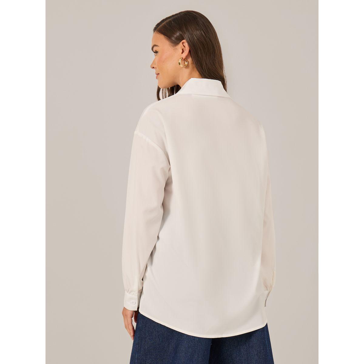 Take Two Solid Button Front Long Sleeve Shirt-women-clothing-shirtsandblouses-shirts-image-5