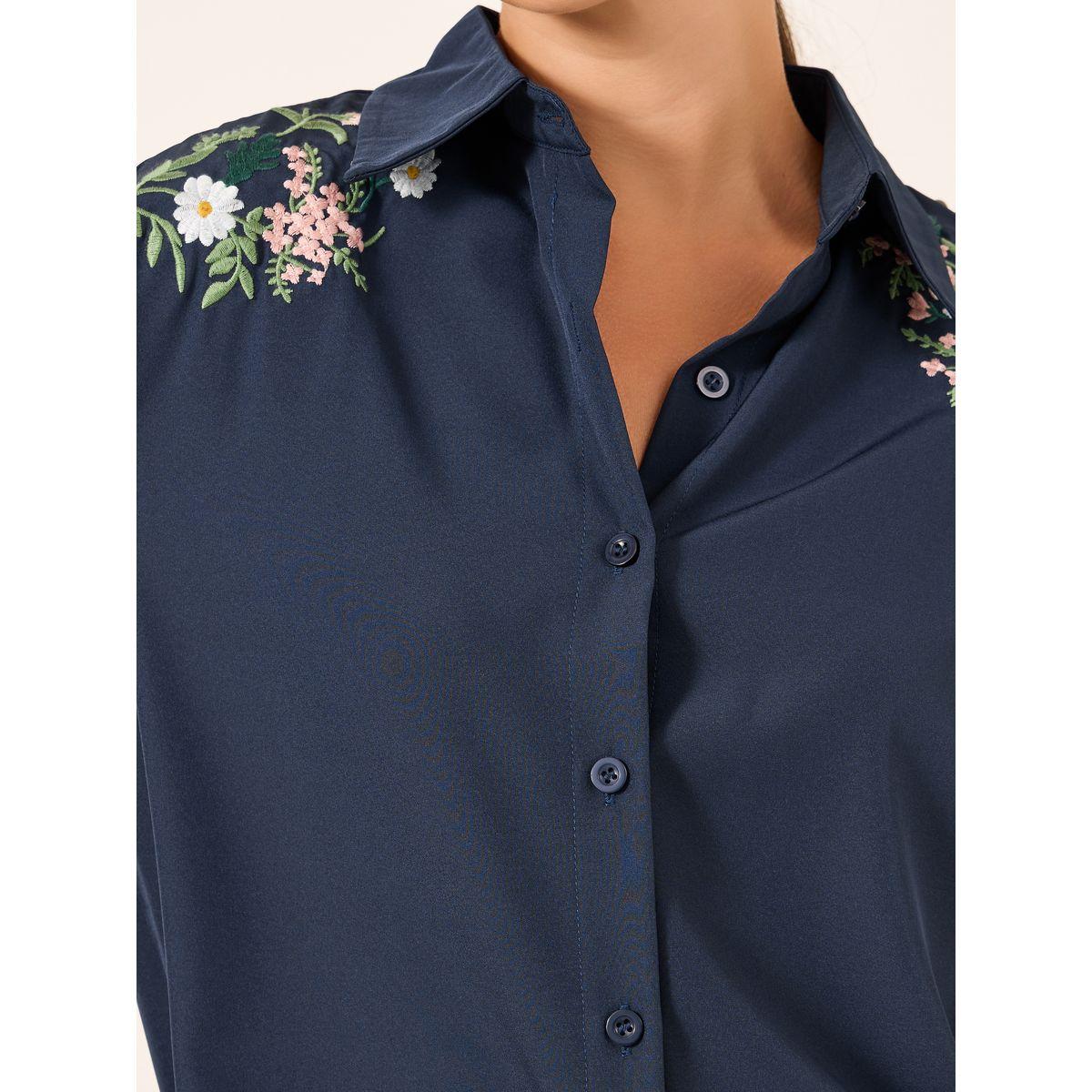 Take Two Floral Embroidered Button Front Long Sleeve Shirt-women-clothing-shirtsandblouses-shirts-image-4