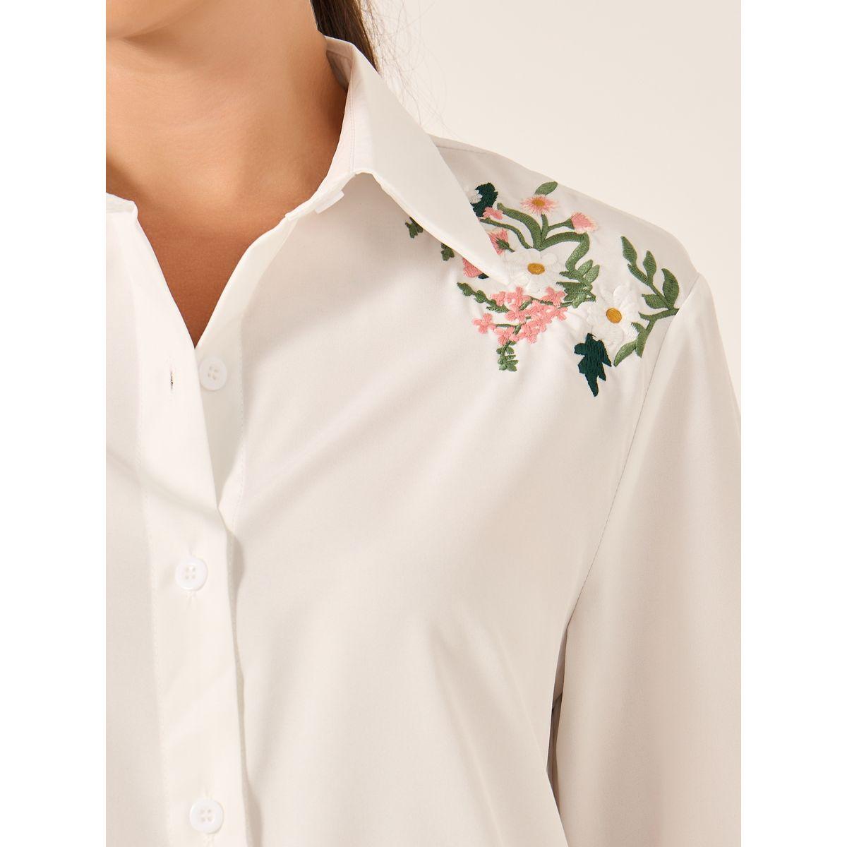 Take Two Floral Embroidered Button Front Long Sleeve Shirt-women-clothing-shirtsandblouses-shirts-image-4