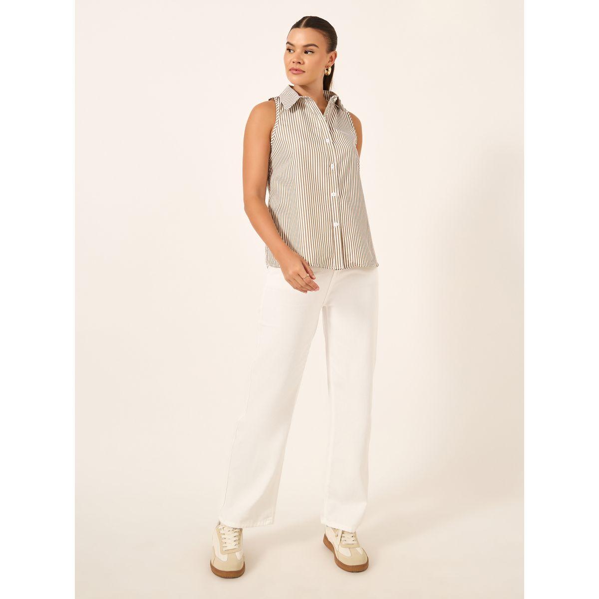 Take Two Striped Sleeveless Spread Collar Blouse-women-clothing-shirtsandblouses-blouses-image-2