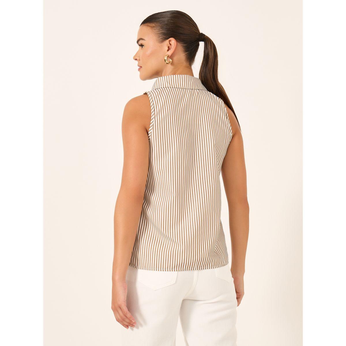 Take Two Striped Sleeveless Spread Collar Blouse-women-clothing-shirtsandblouses-blouses-image-4