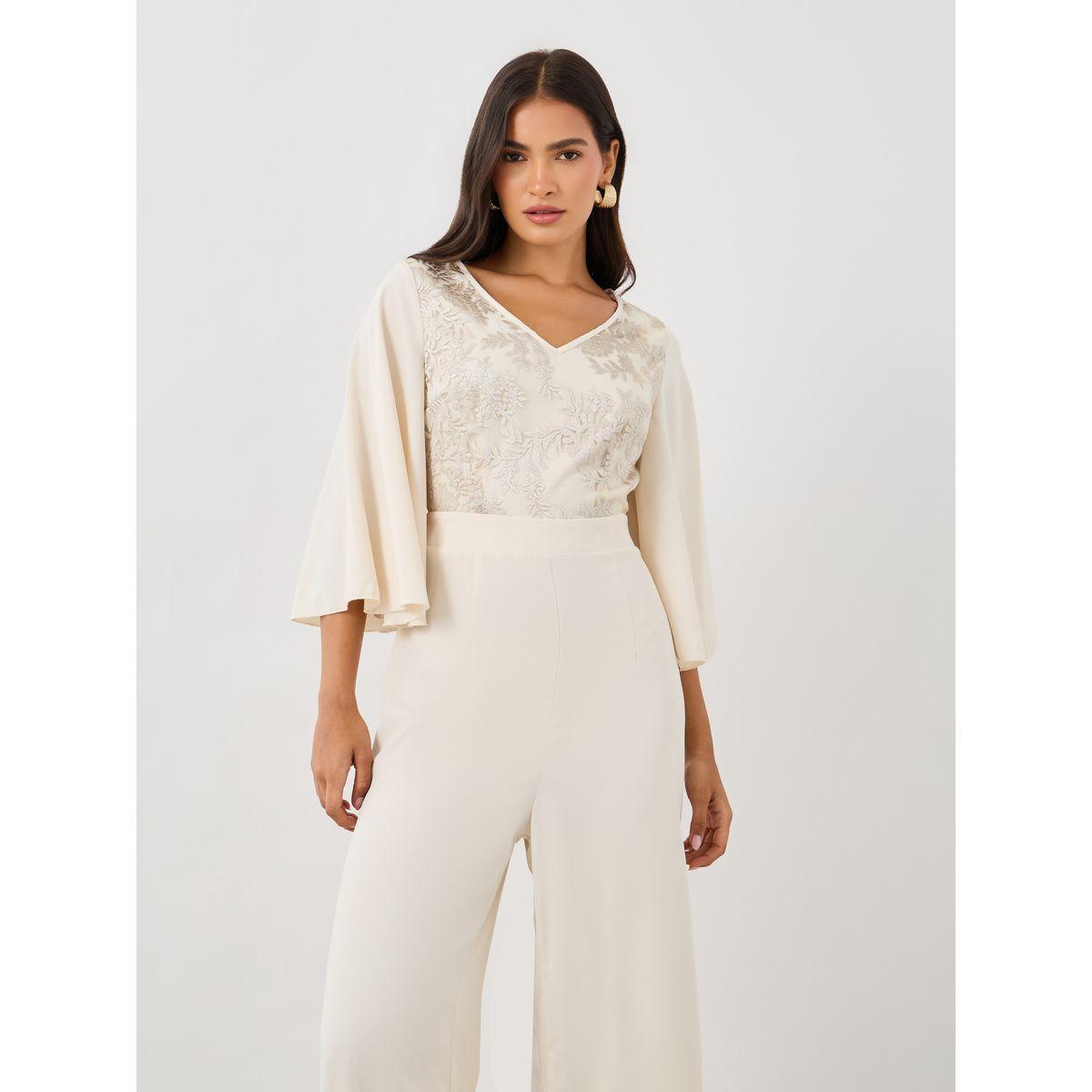 جمبسوت بتفاصيل مُنمقة مع أكمام بالون-women-clothing-jumpsuits-image-2