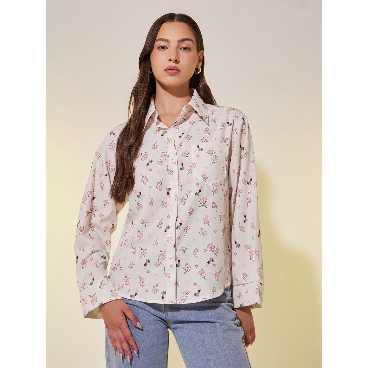 Styli Floral Print Long Sleeve Oversized Shirt-women-clothing-shirtsandblouses-shirts-image-1