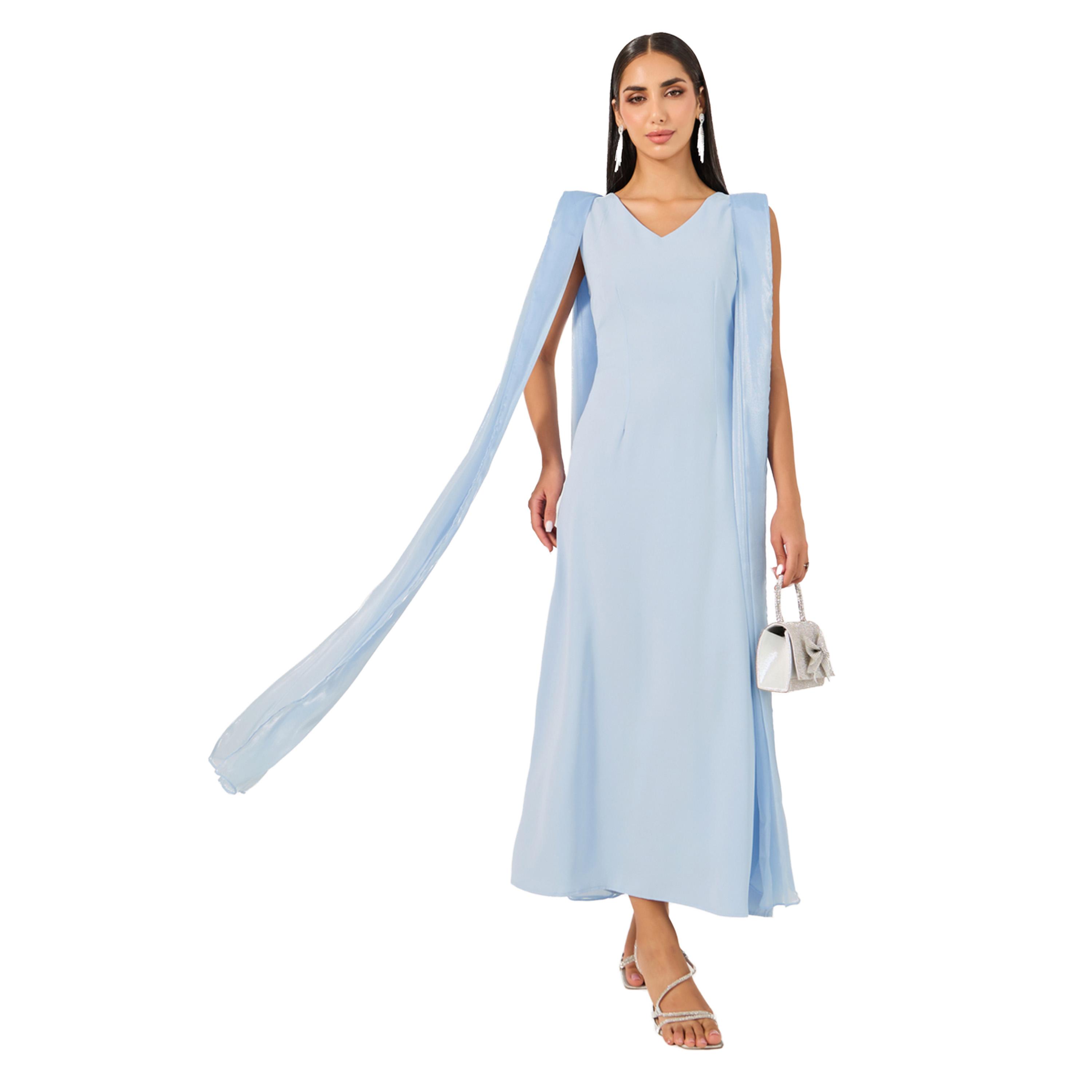 Take Two Solid V Neck Sleeveless Dress-women-clothing-dresses-image-1