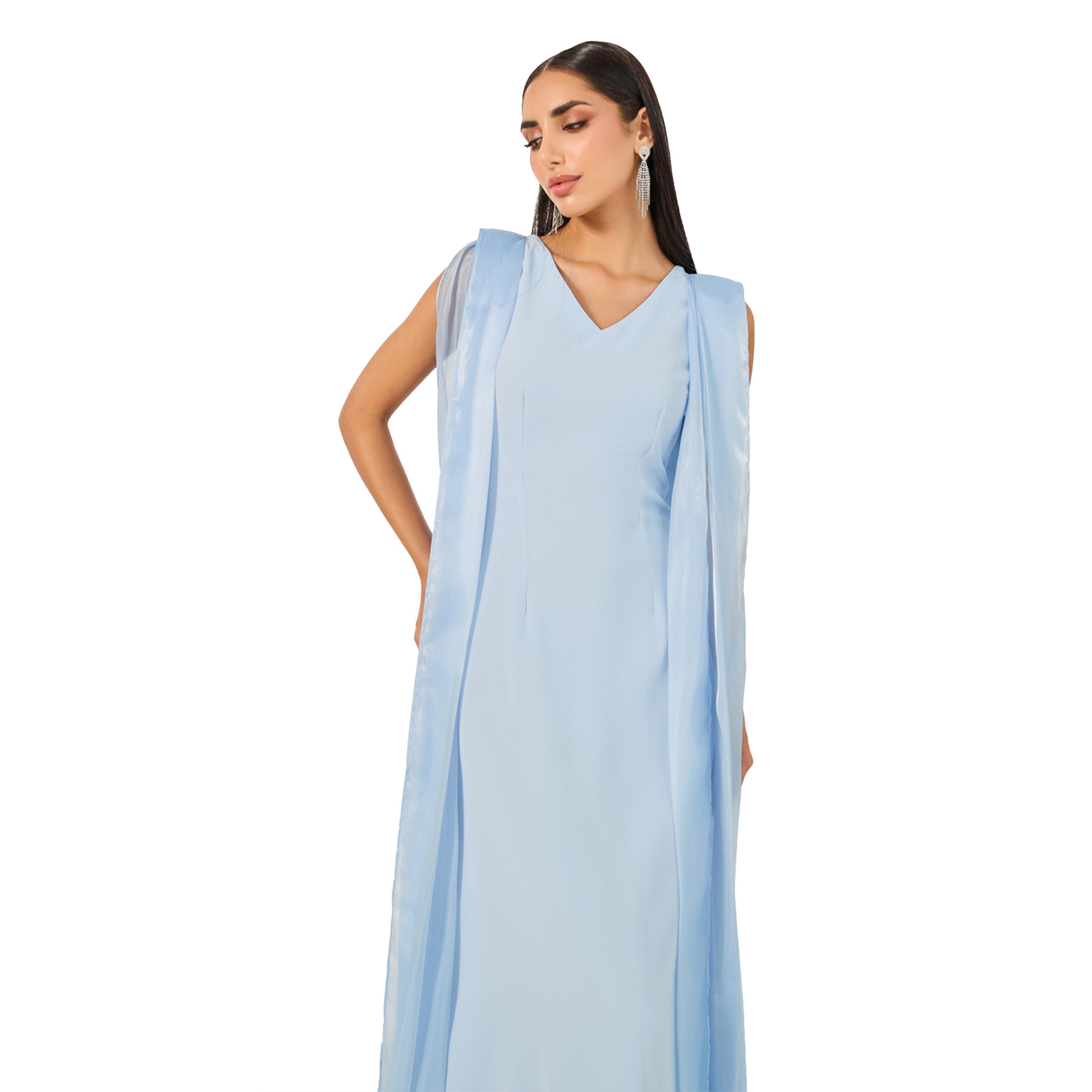 Take Two Solid V Neck Sleeveless Dress-women-clothing-dresses-image-4