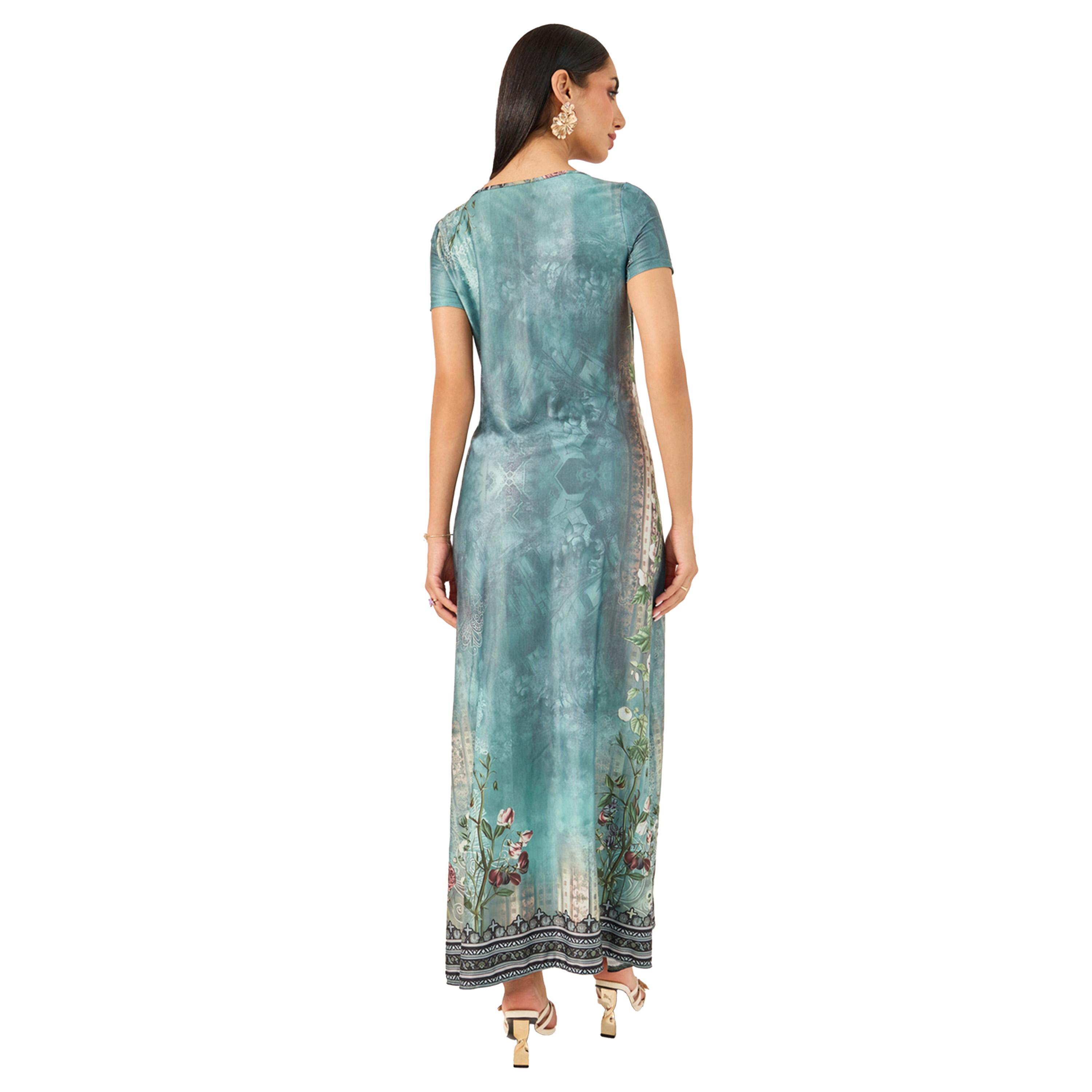 فستان طويل مطبع بالكامل مع أكمام قصيرة-women-clothing-dresses-image-5