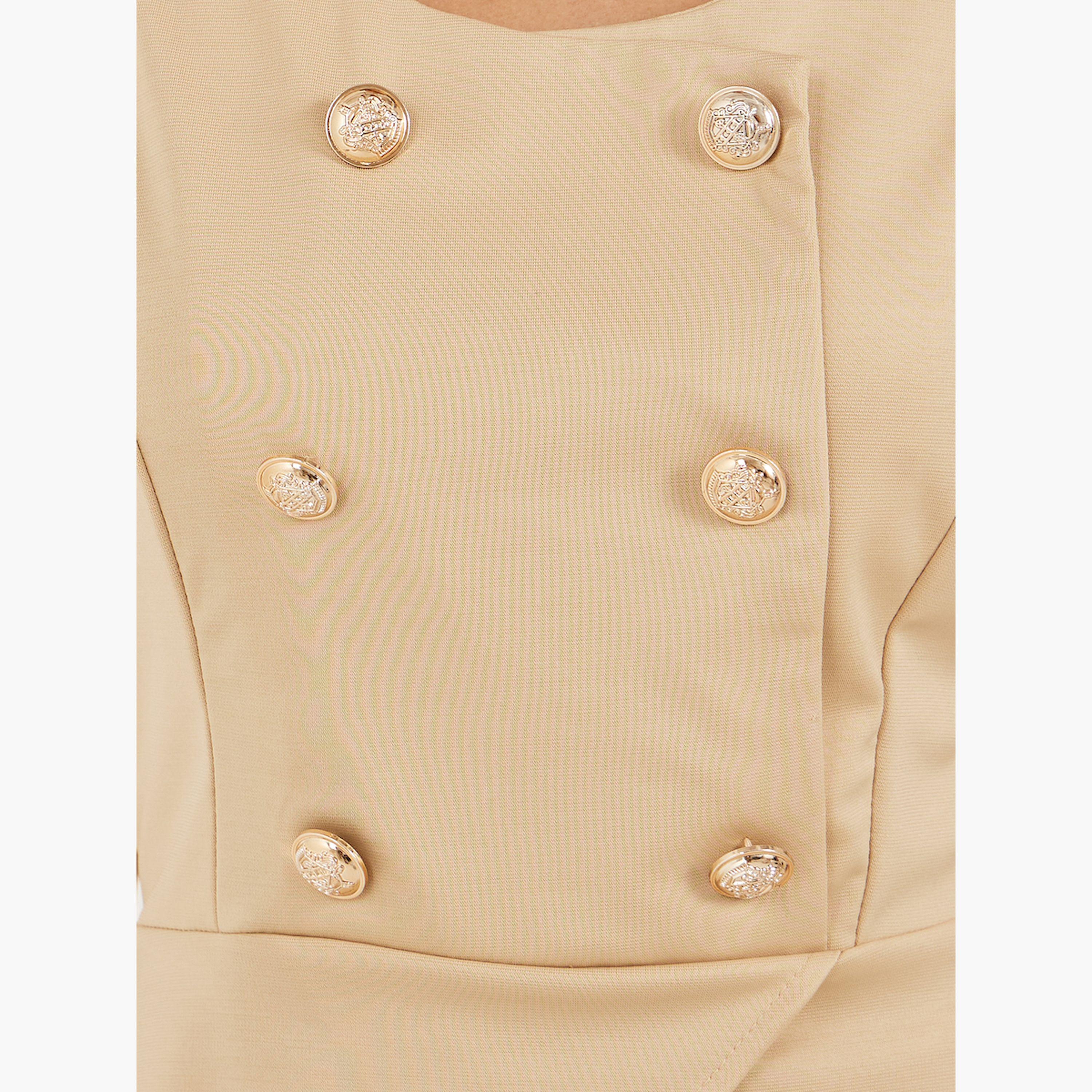 Take Two Solid Buttoned Tank Top with Wide Leg Pants Co-Ords-women-clothing-coordsets-image-3