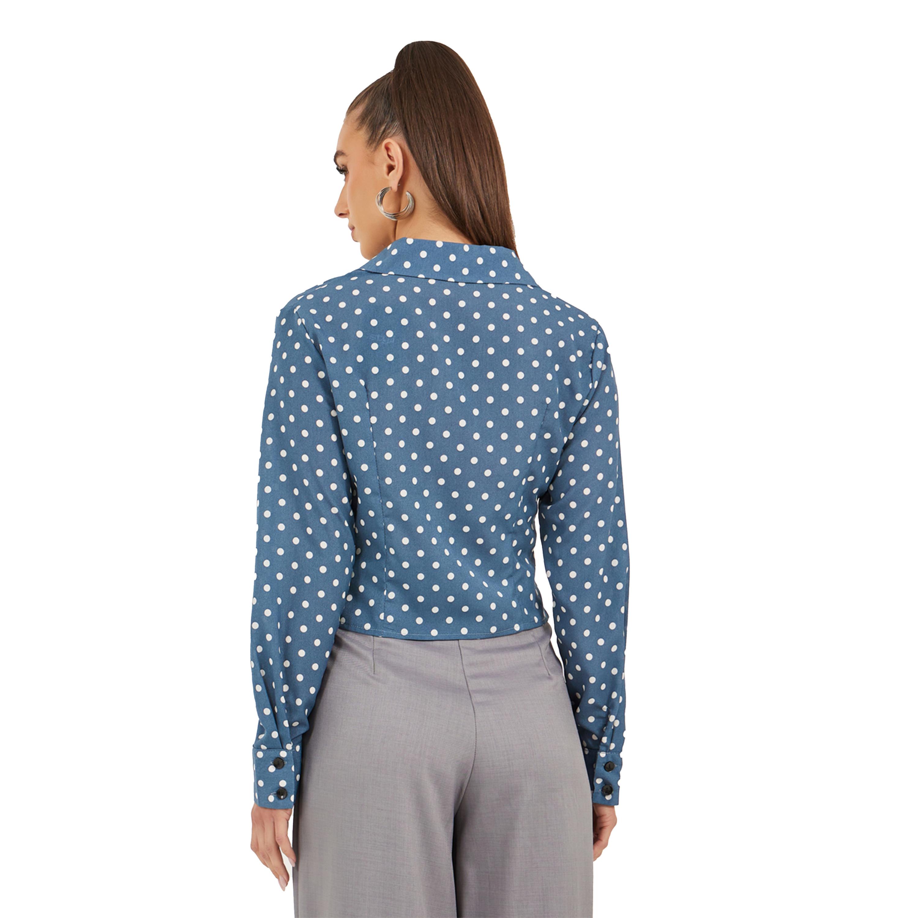 Take Two Polka Dot Print Long Sleeve Crop Shirt-women-clothing-shirtsandblouses-shirts-image-6