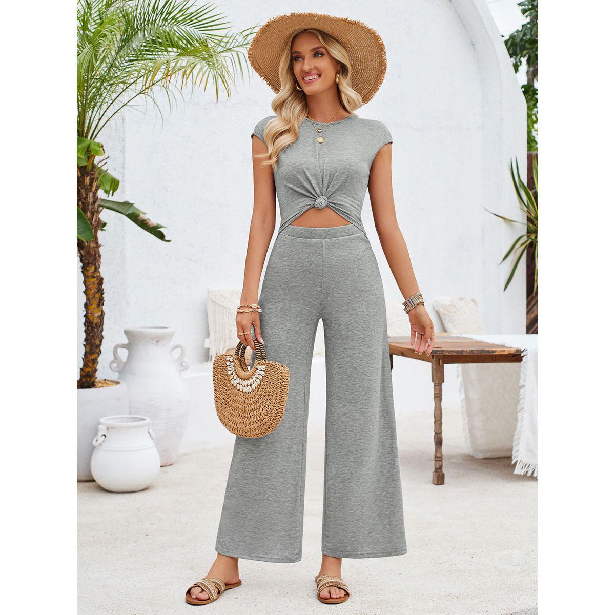 Styli Solid Wide Leg Knotted Jumpsuit-women-clothing-jumpsuits-image-7