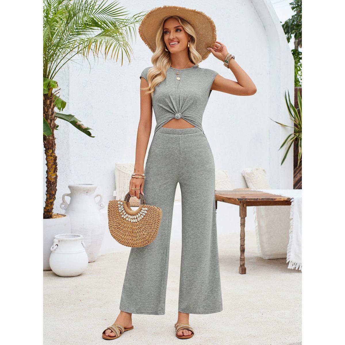 جمبسوت سادة بأرجل واسعة وعقدة-women-clothing-jumpsuits-image-3