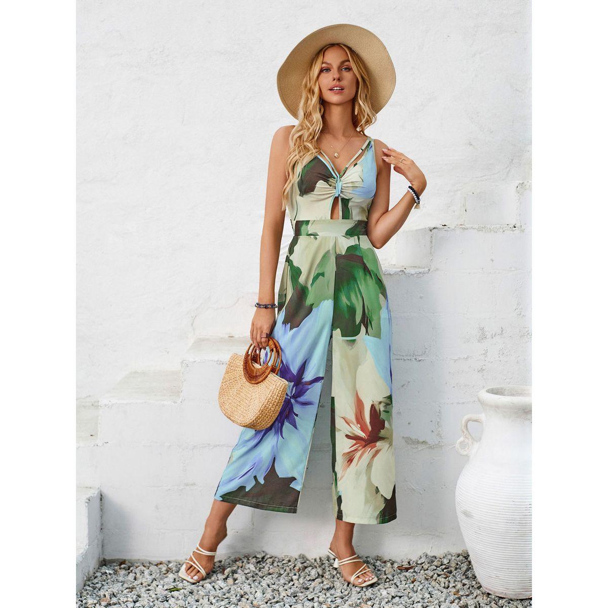 Styli cAllover Plant Print Cami Jumpsuit-women-clothing-jumpsuits-image-7