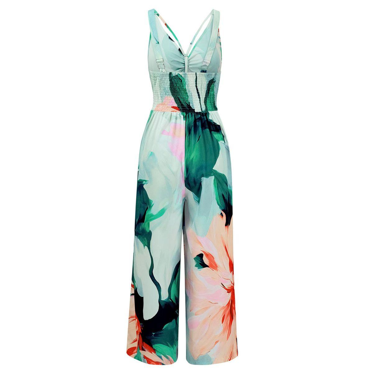 Styli Allover Plant Print Cami Jumpsuit-women-clothing-jumpsuits-image-2