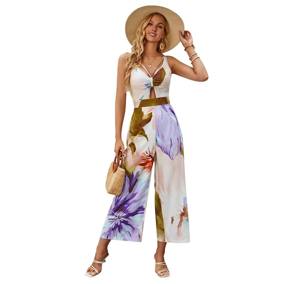 Styli Allover Plant Print Cami Jumpsuit-women-clothing-jumpsuits-image-10