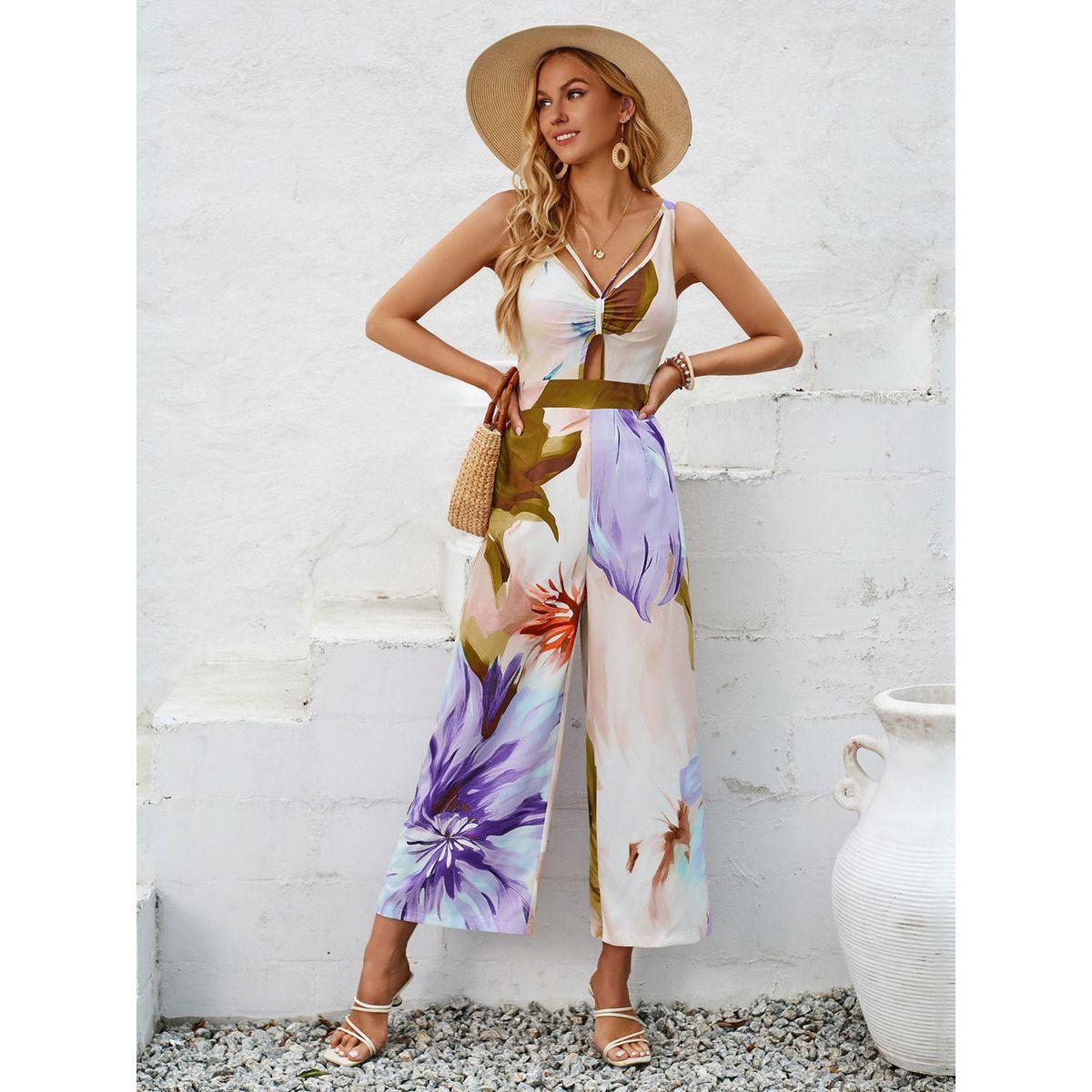Styli Allover Plant Print Cami Jumpsuit-women-clothing-jumpsuits-image-6