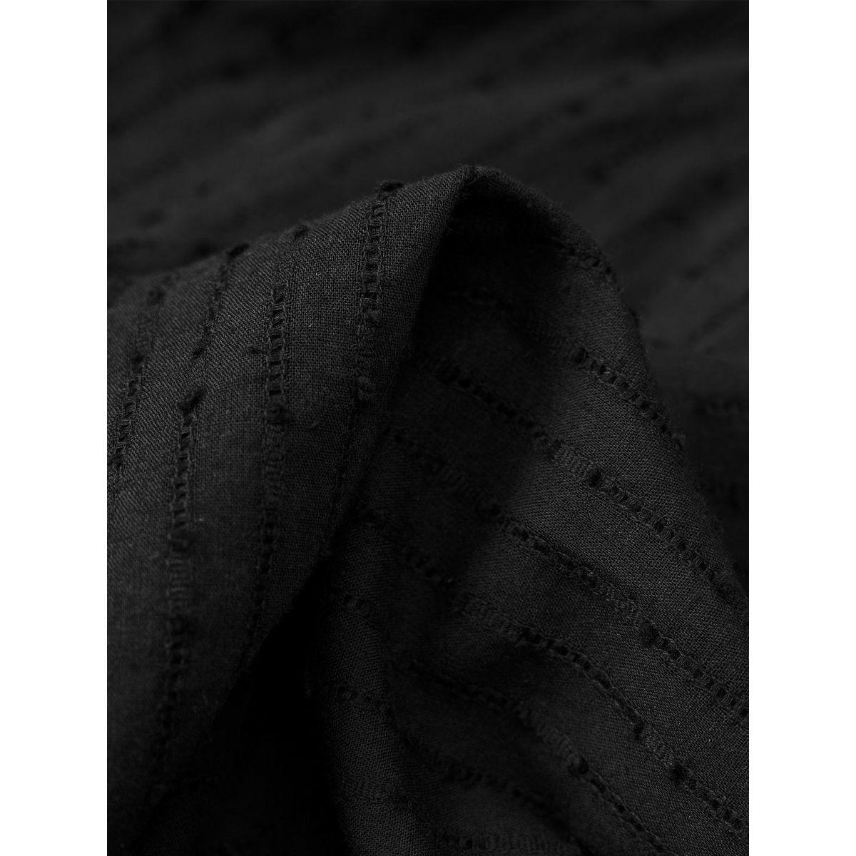 فستان ميدي سادة بأكمام كشكش-women-clothing-dresses-image-5